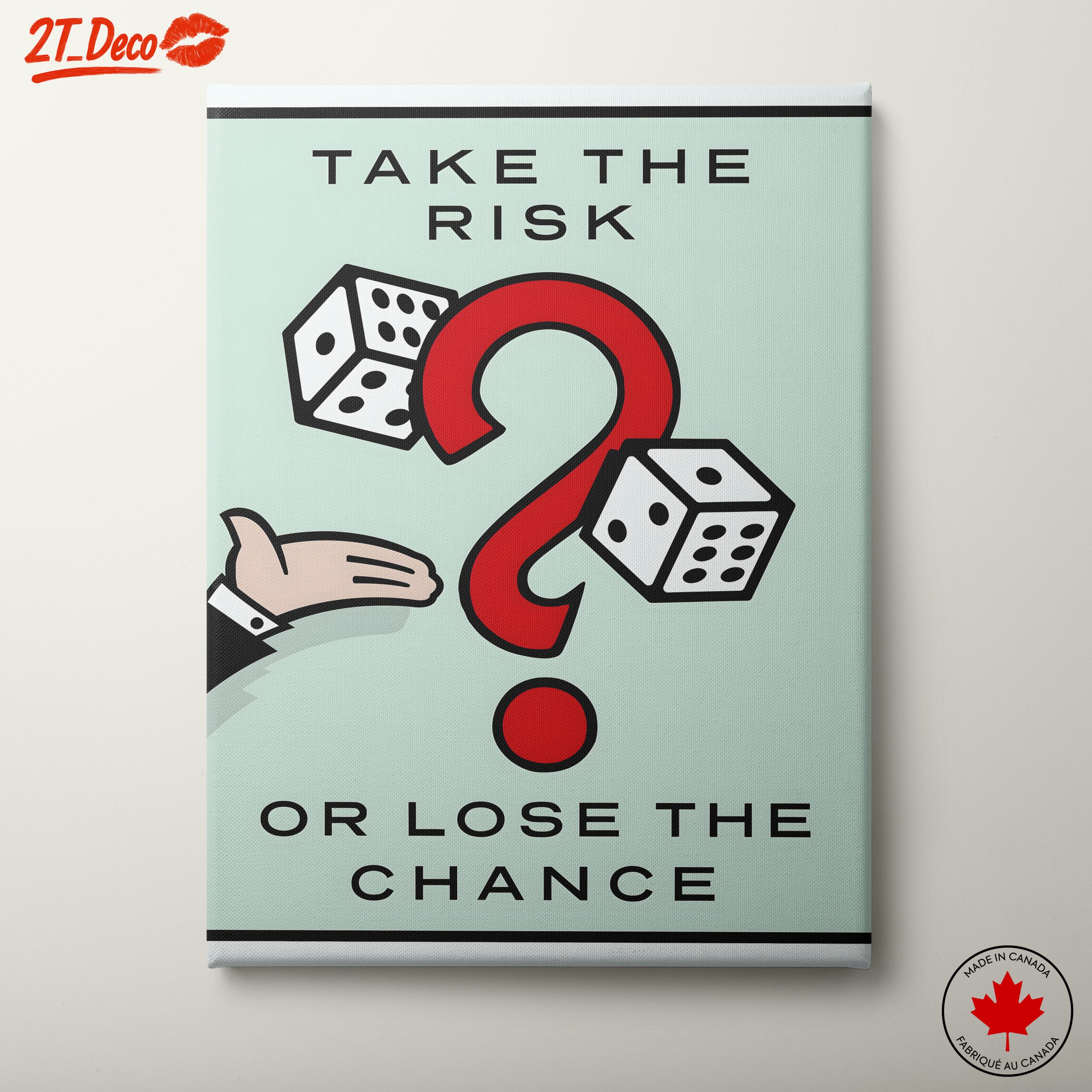 Take The Risk - Inspirational Wall Art