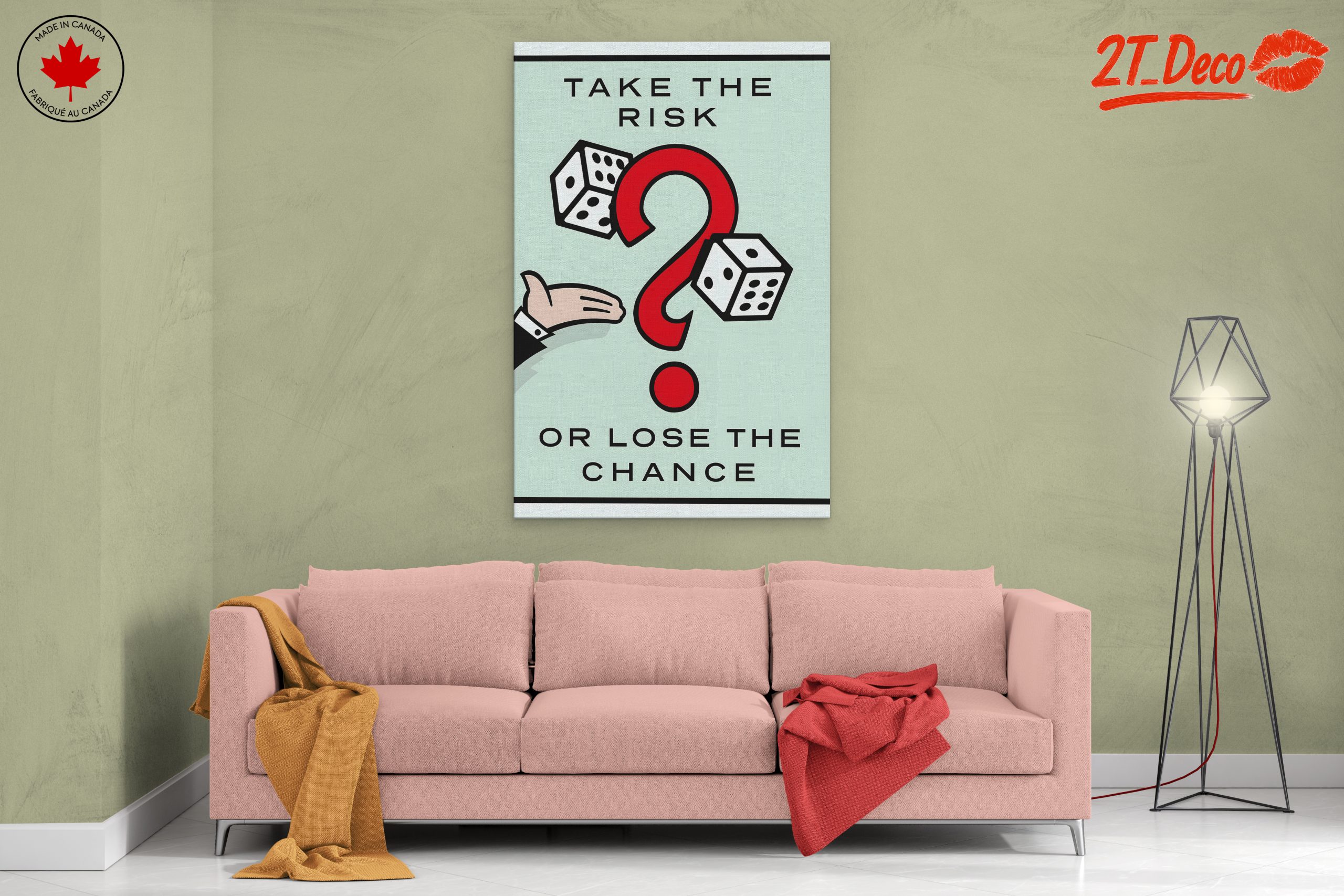 Take The Risk - Inspirational Wall Art - Image 2