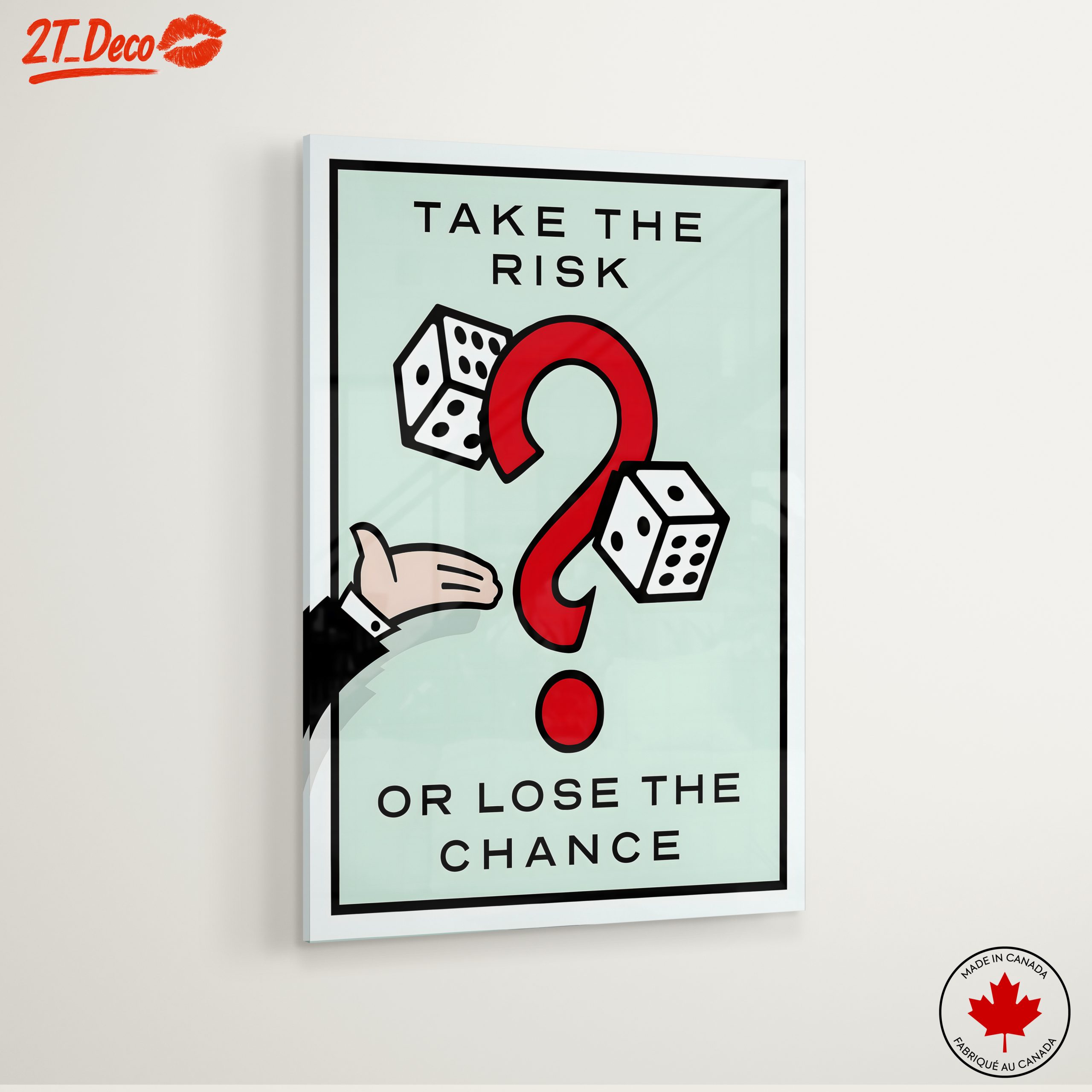 Take The Risk - Inspirational Wall Art - Image 6
