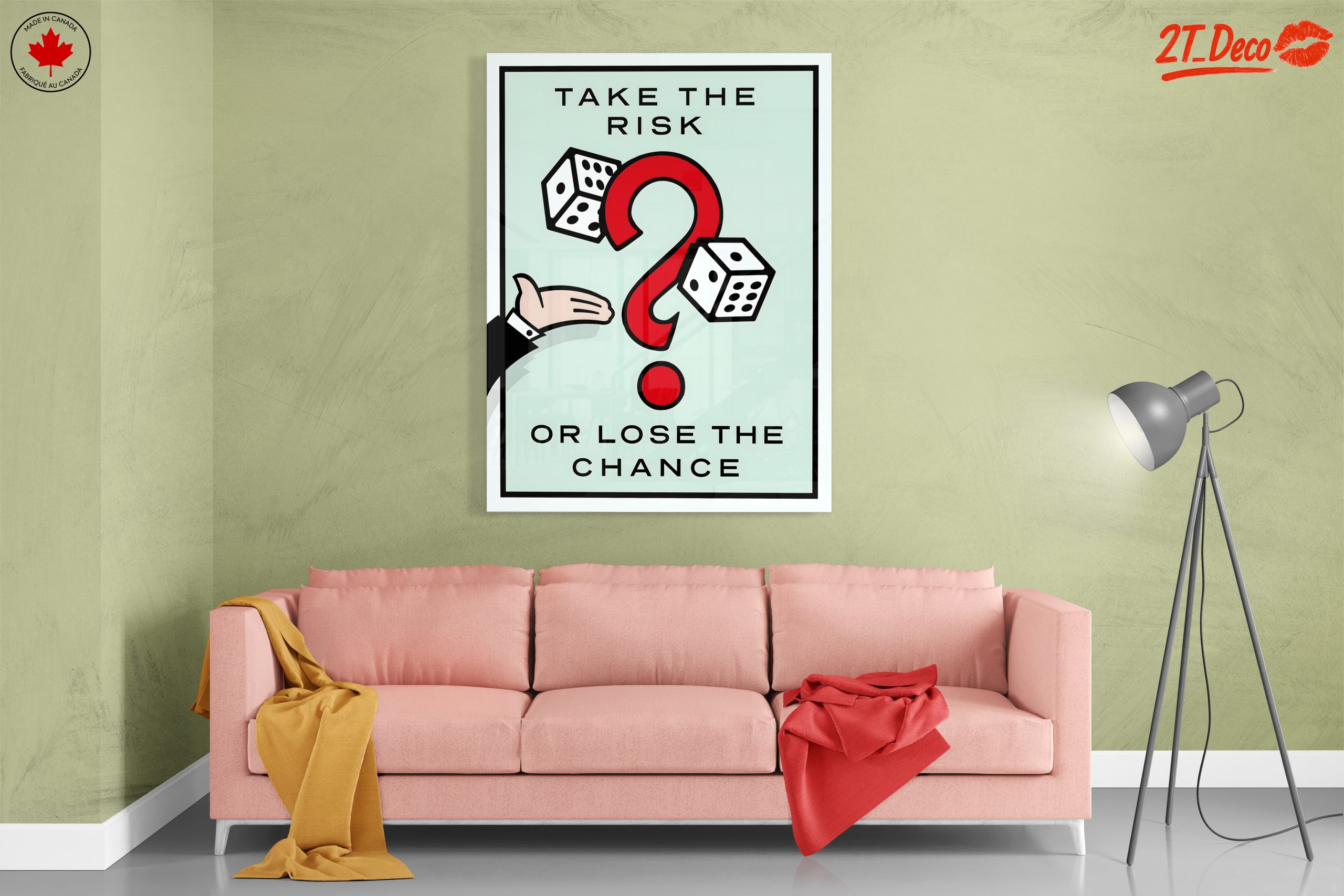 Take The Risk - Inspirational Wall Art - Image 7