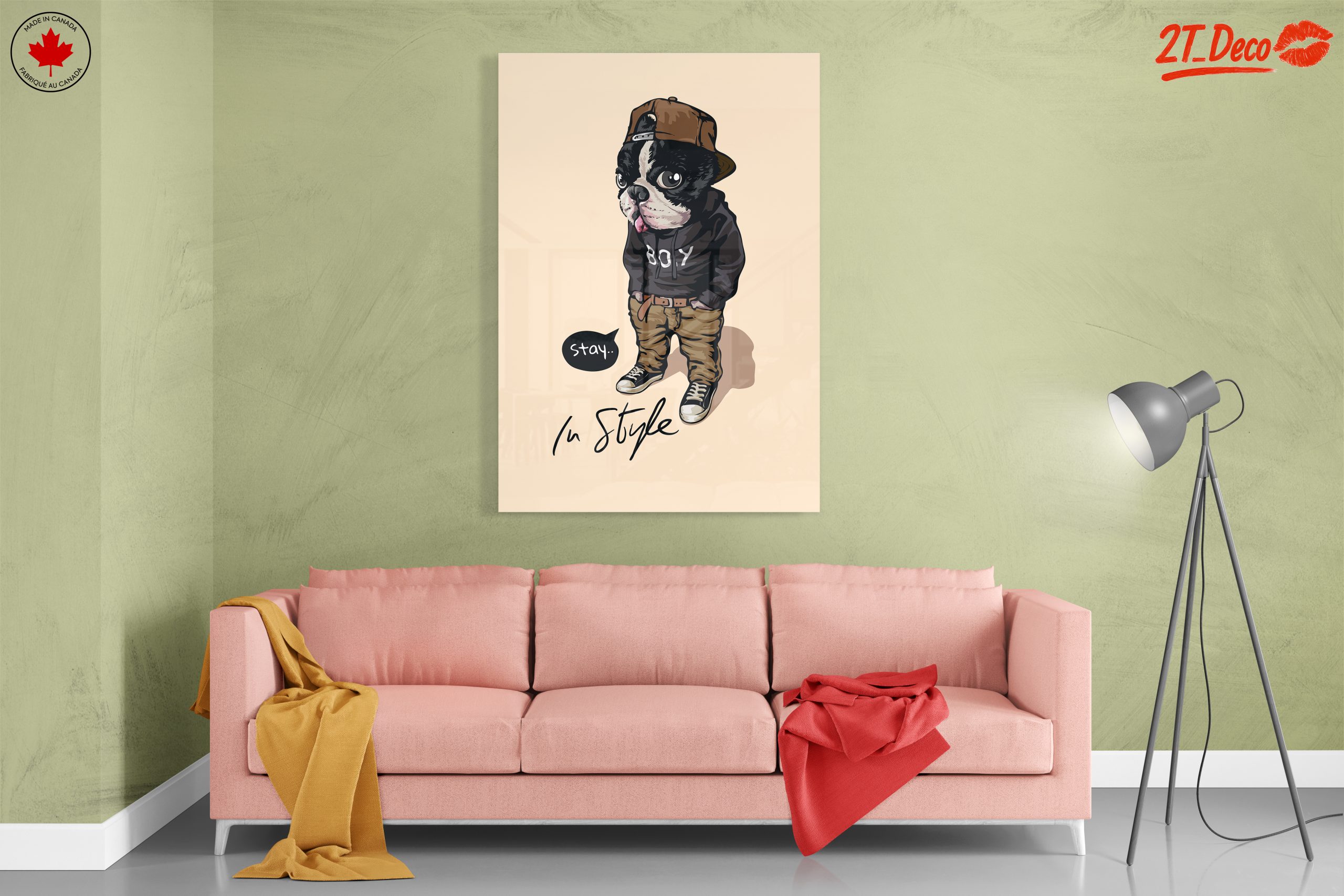 Stylish Dog Illustration with Attitude - Image 7