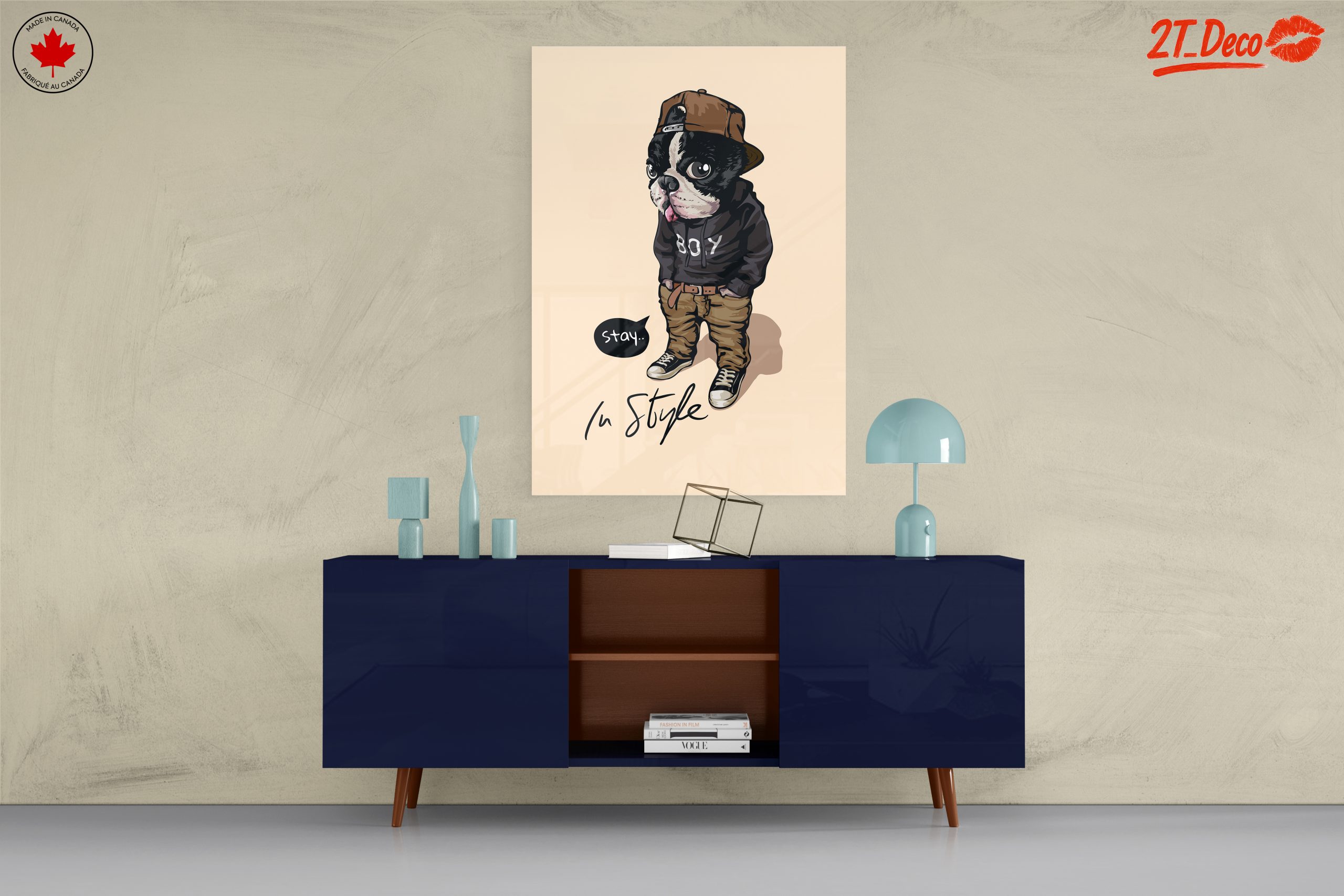 Stylish Dog Illustration with Attitude - Image 8
