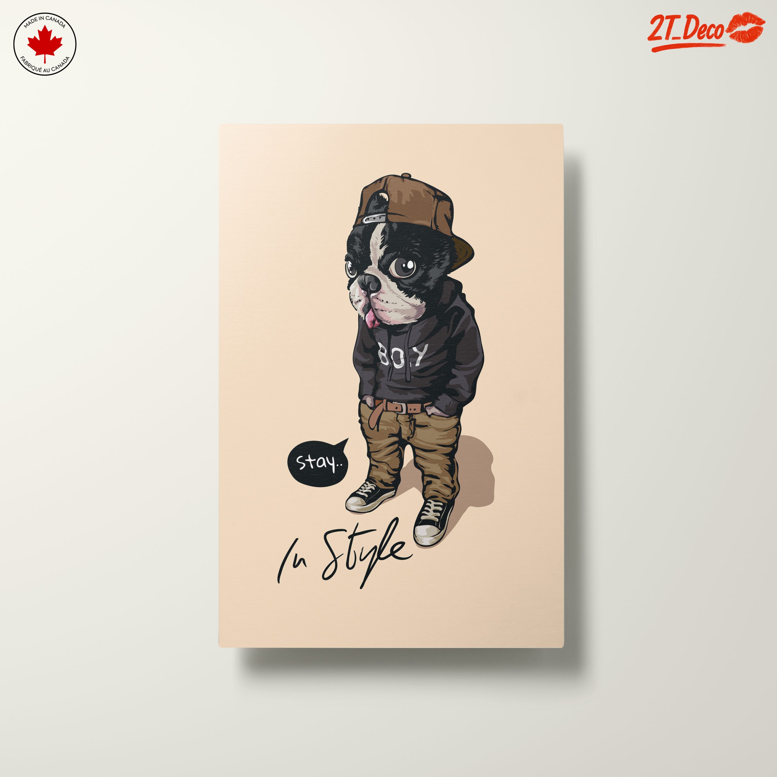 Stylish Dog Illustration with Attitude - Image 10