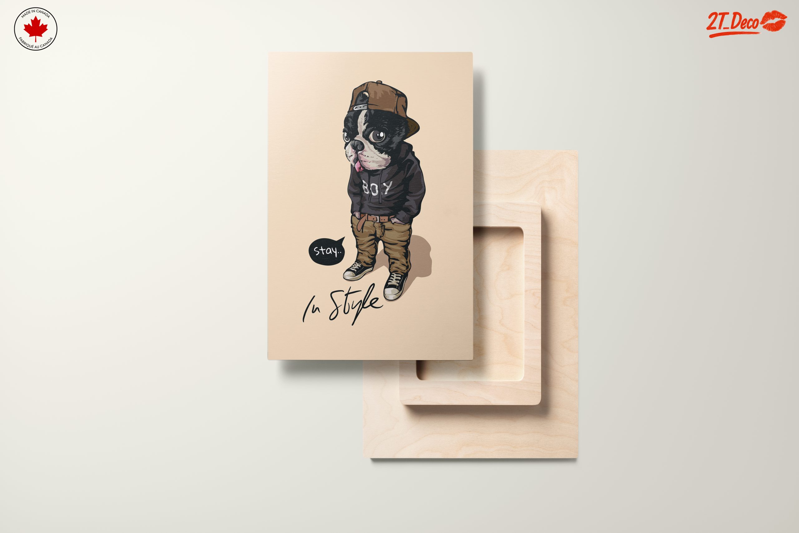 Stylish Dog Illustration with Attitude - Image 11