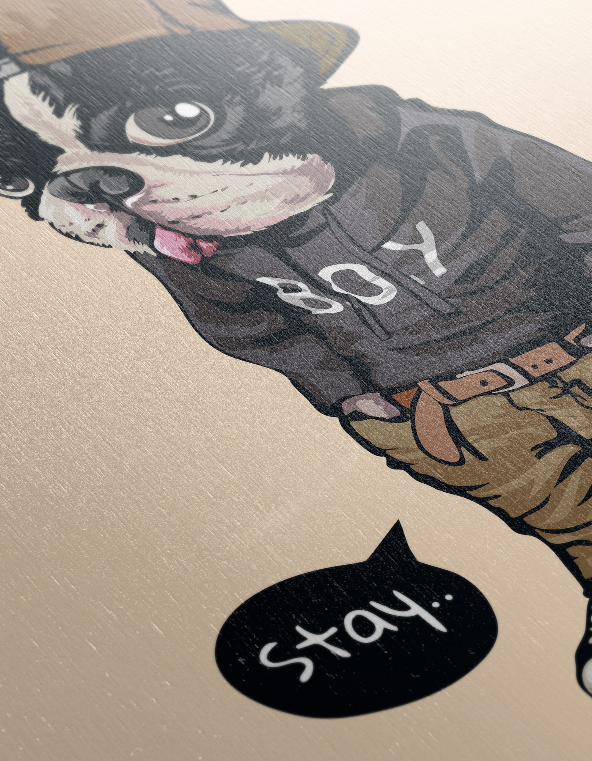 Stylish Dog Illustration with Attitude - Image 12