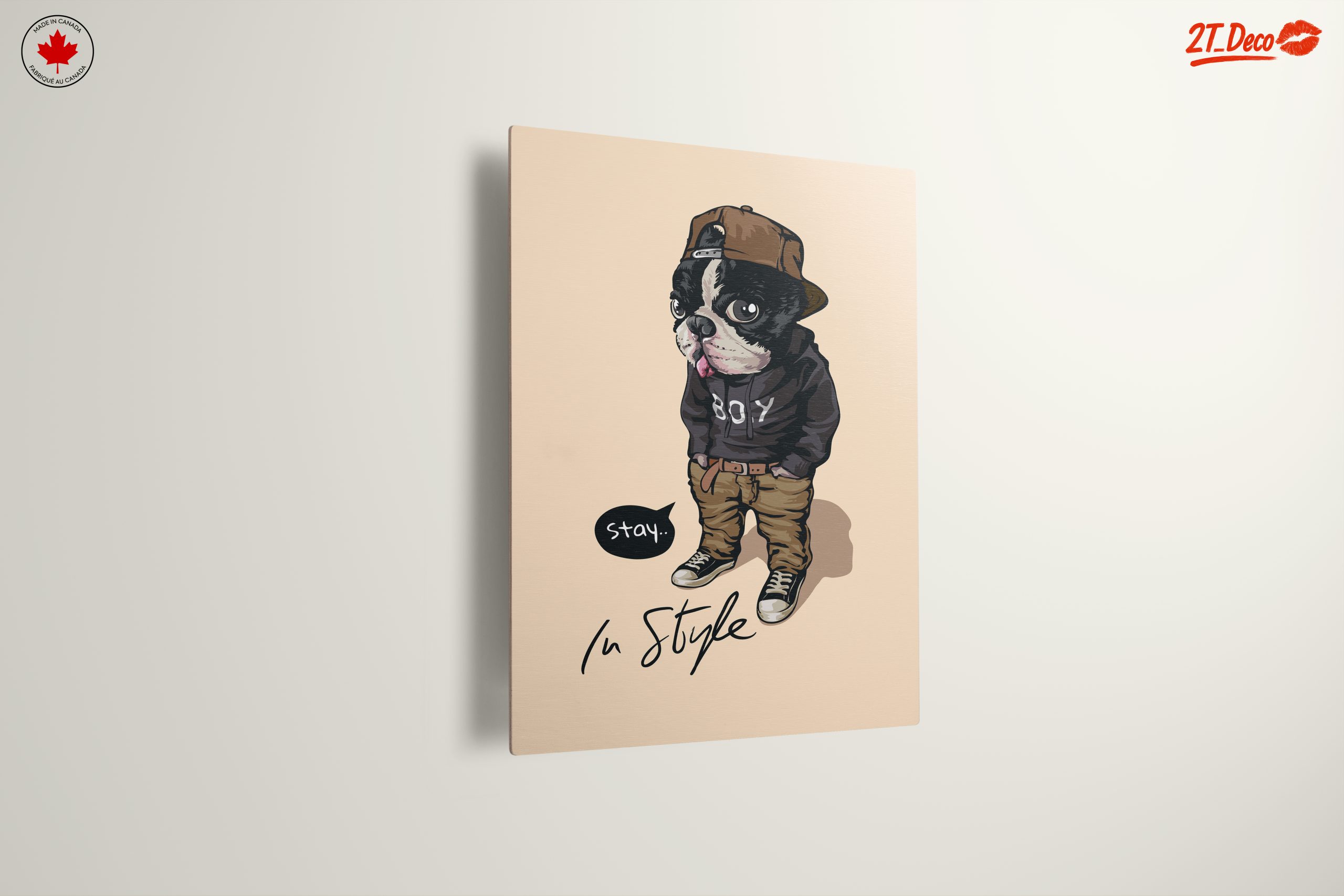 Stylish Dog Illustration with Attitude - Image 13