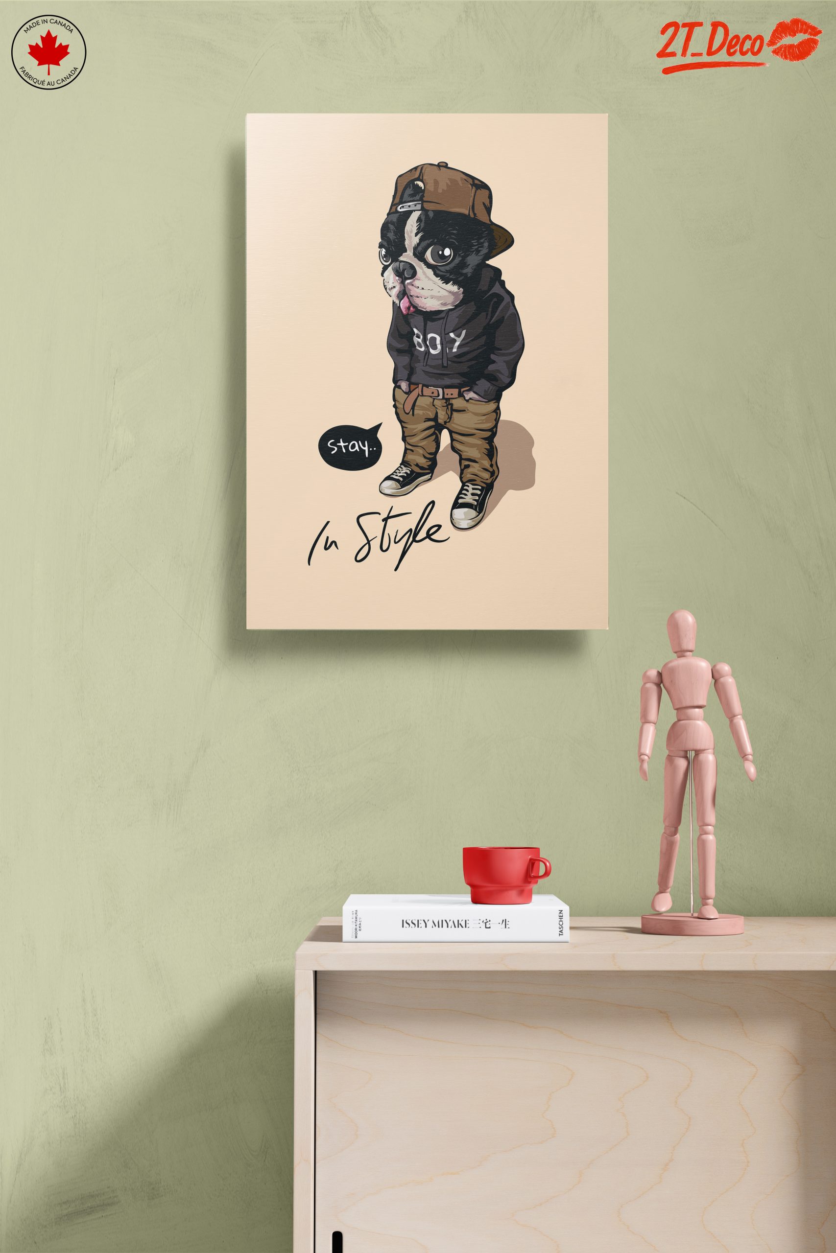 Stylish Dog Illustration with Attitude - Image 14