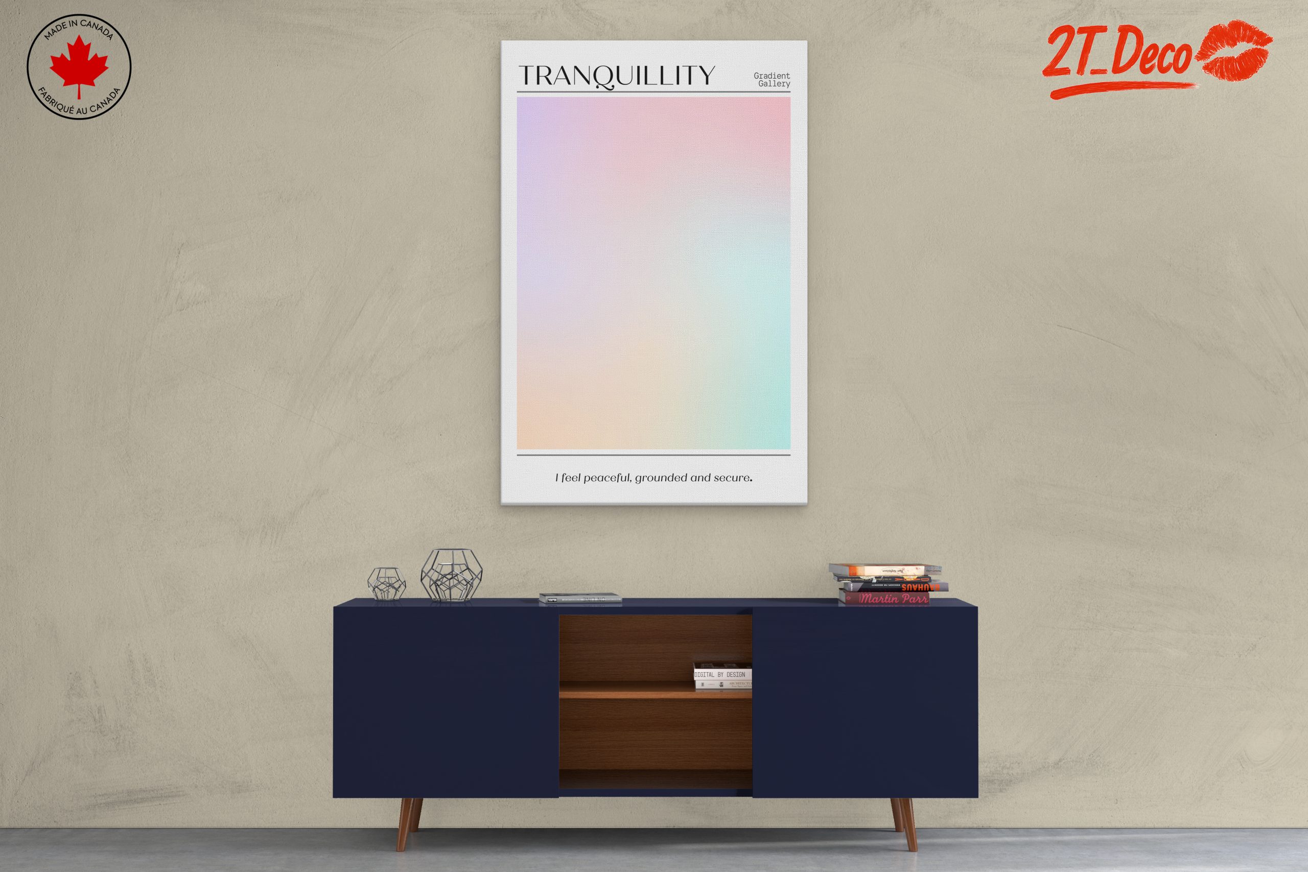 Tranquil Gradient Art for Peaceful Spaces - Image 3
