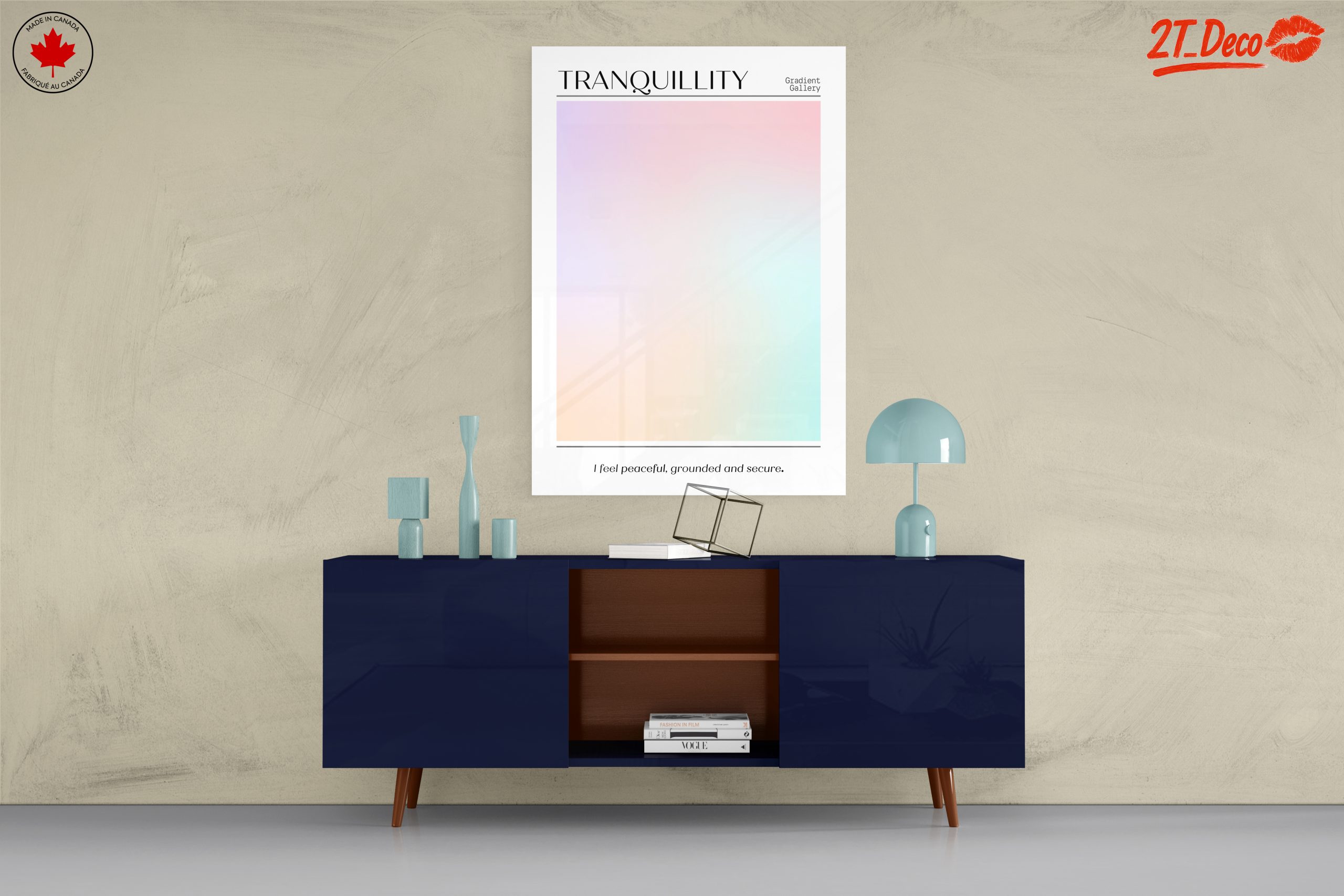 Tranquil Gradient Art for Peaceful Spaces - Image 8