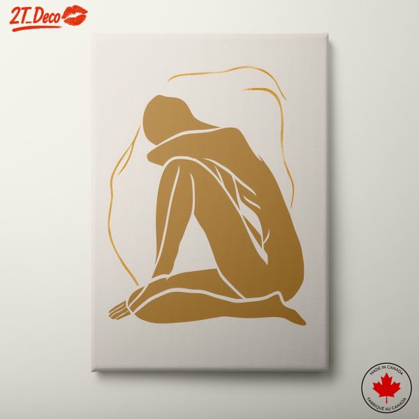 Minimalist Female Figure Art for Modern Spaces
