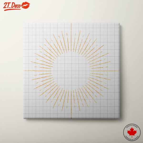 Elegant Geometric Sunburst Design for Home Decor