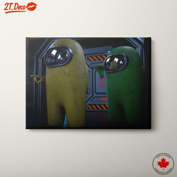 Among Us Characters in Space