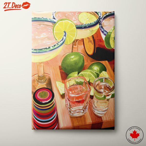 Vibrant Cocktail Abstract Art