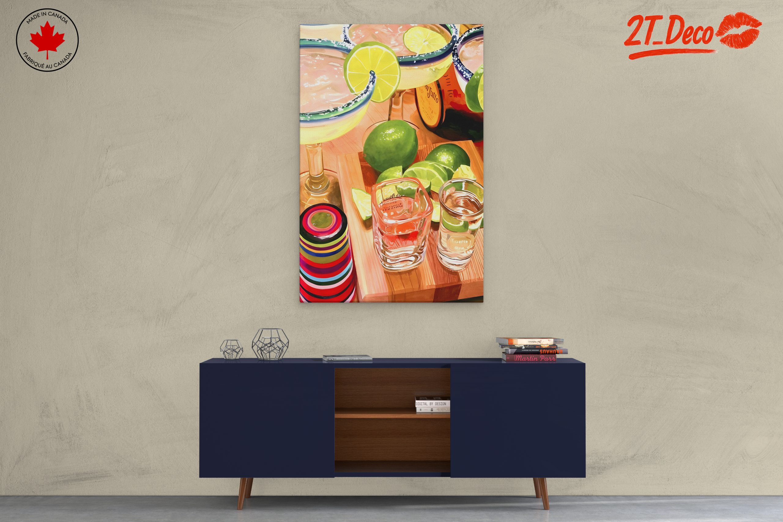 Vibrant Cocktail Abstract Art - Image 3