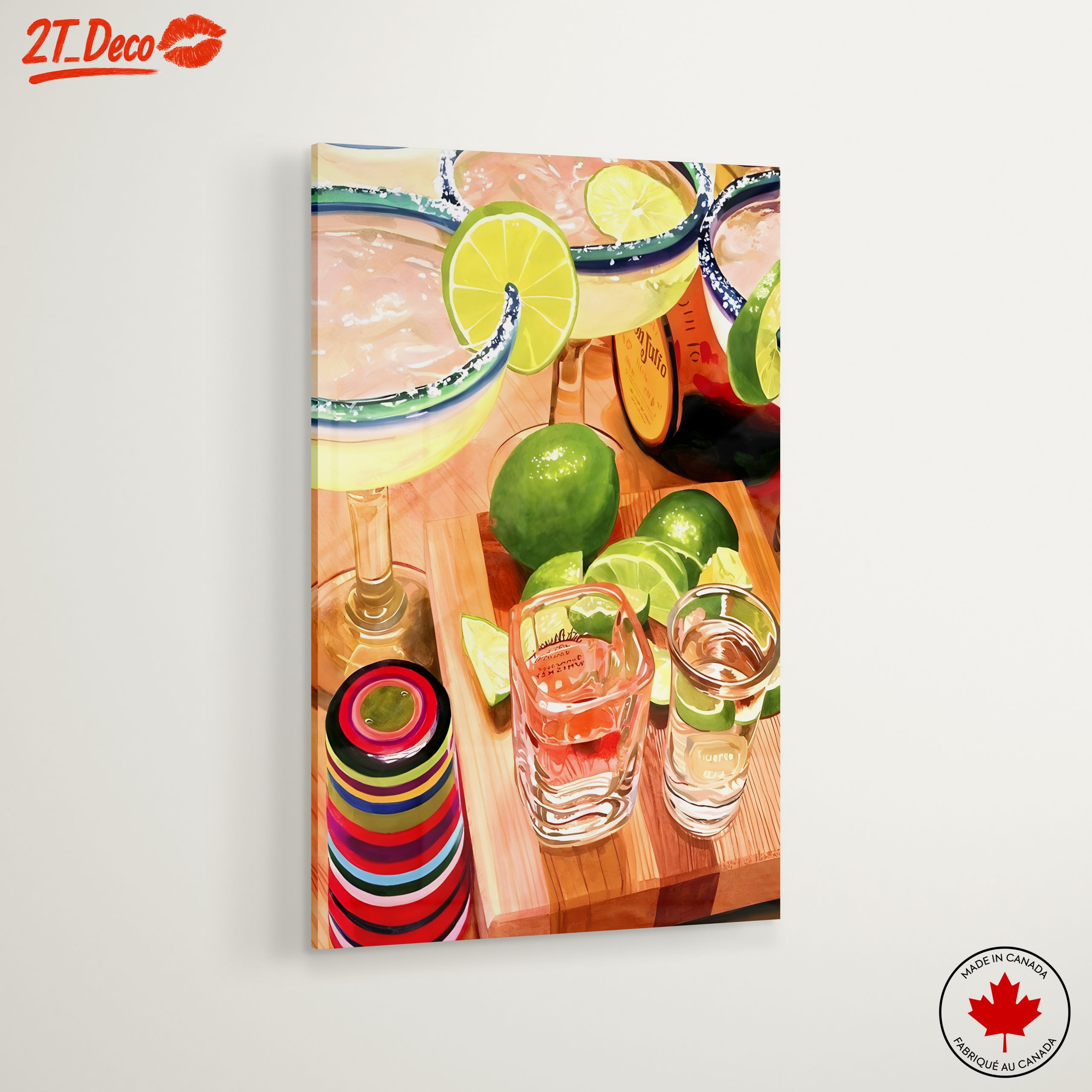 Vibrant Cocktail Abstract Art - Image 6
