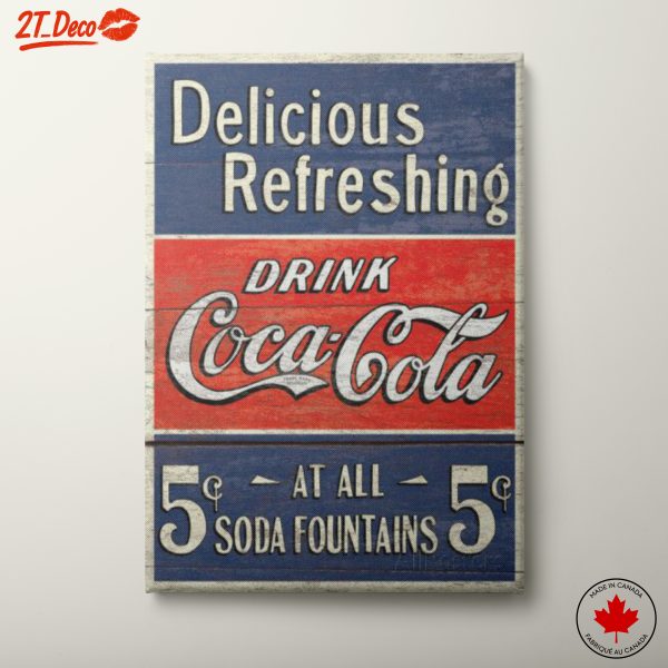 Coca-Cola Vintage Beverage Advertisement