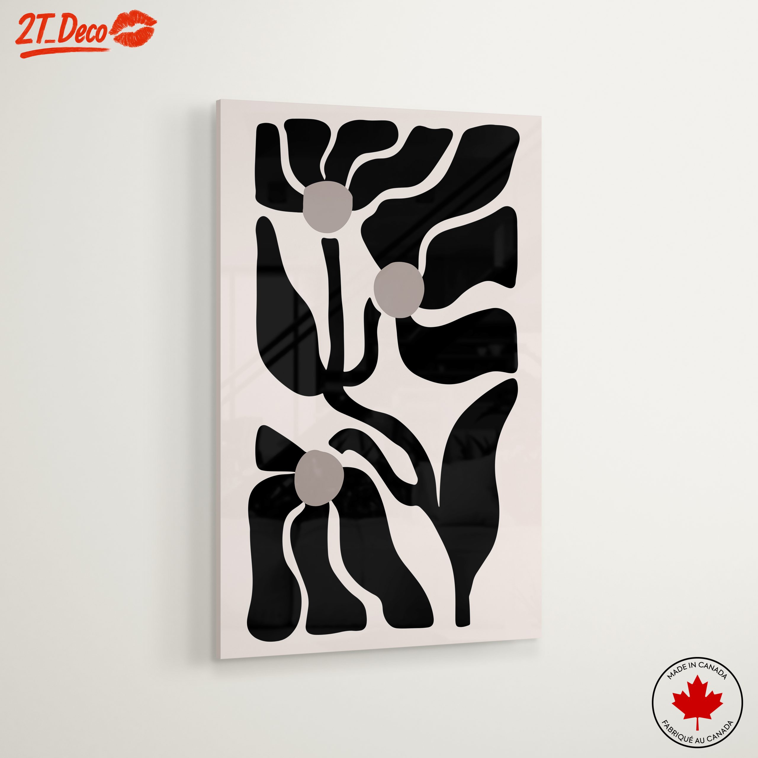 Stylized Abstract Floral Wall Art - Image 6