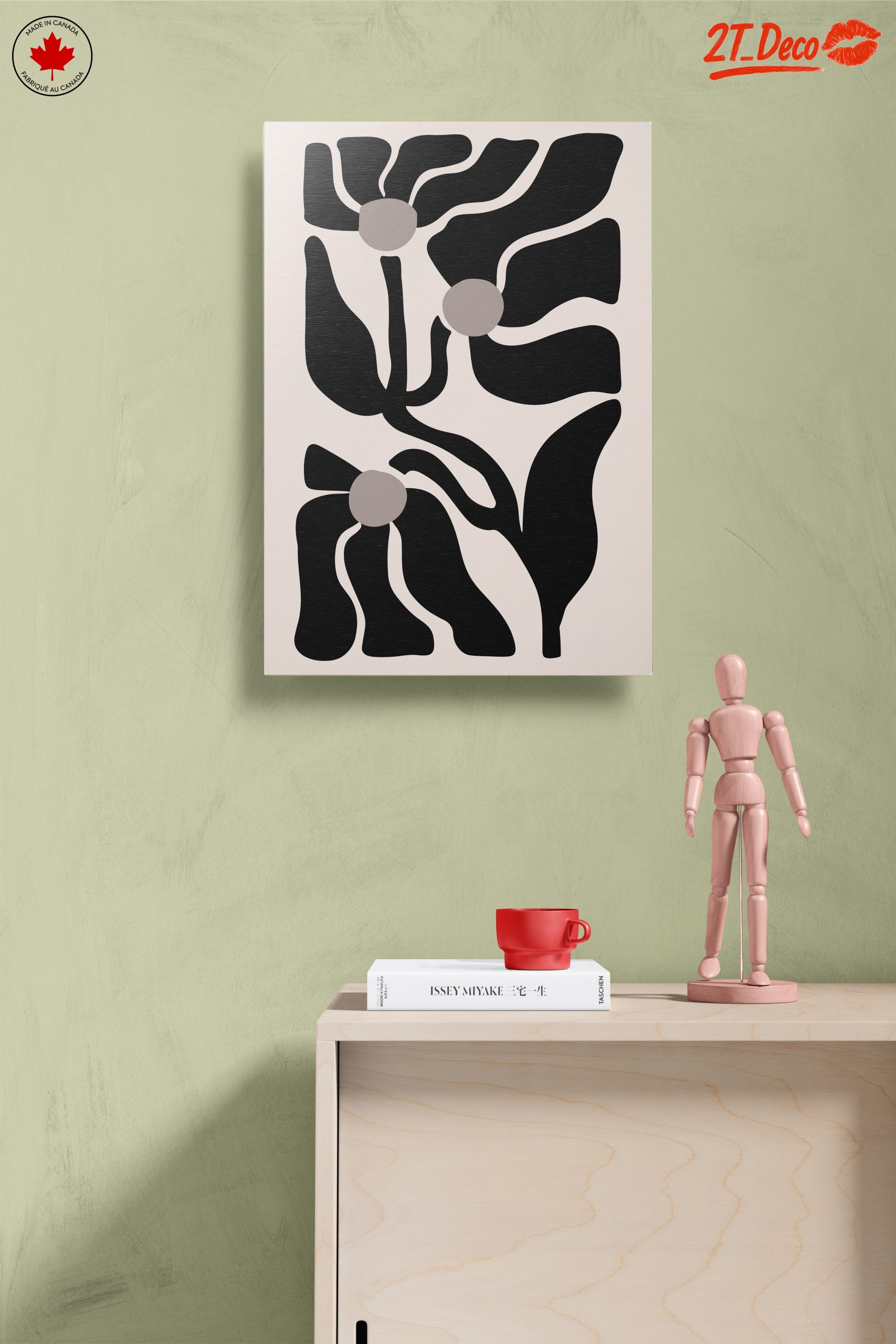 Stylized Abstract Floral Wall Art - Image 14