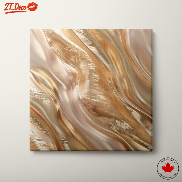 Elegant Gold Abstract Texture Art