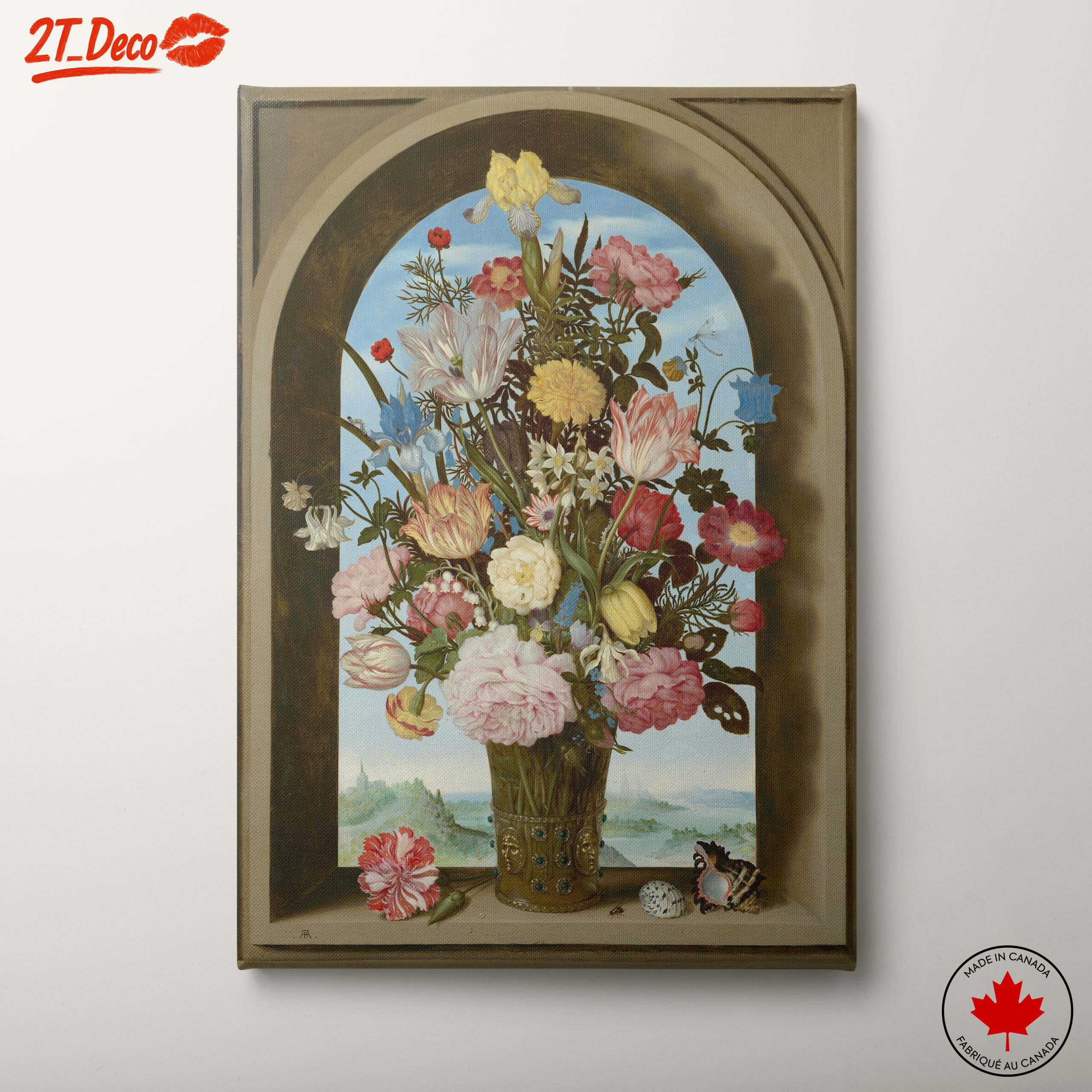 Colorful Botanical Floral Artwork