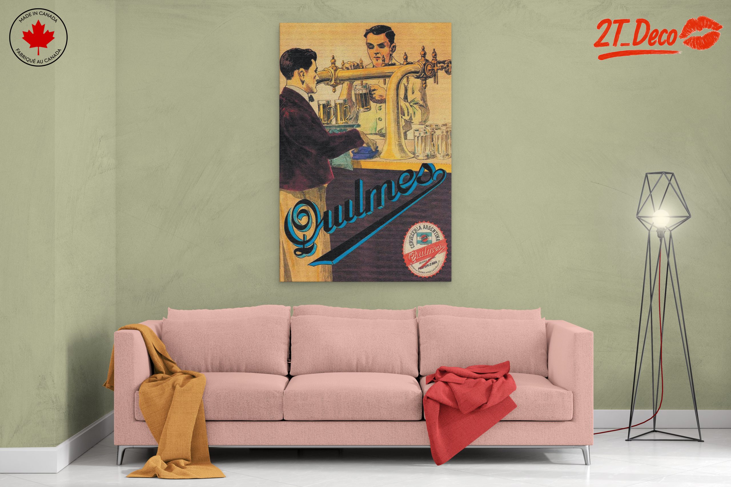 Vintage Beer Advertisement from Quilmes - Image 2