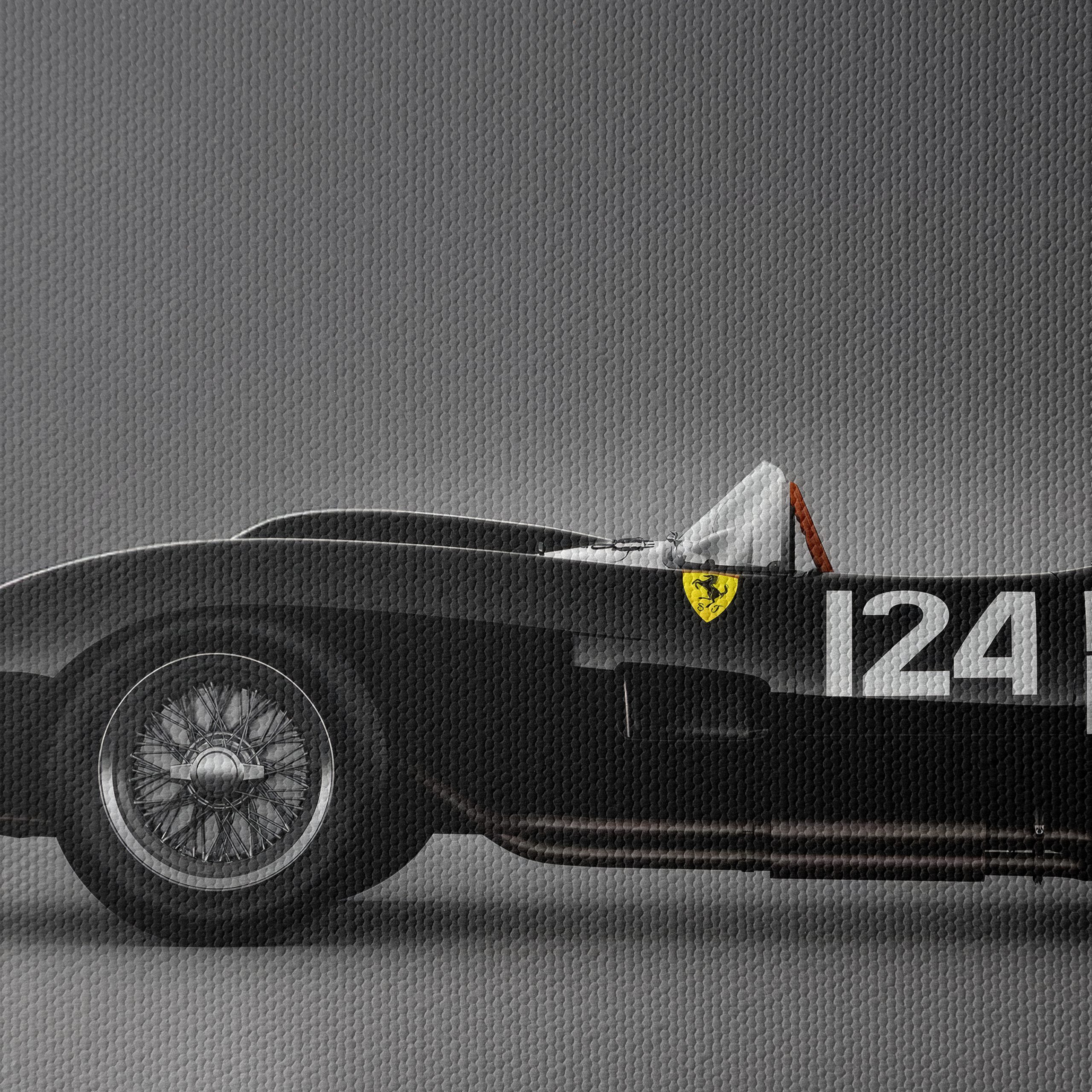 Classic Race Car in Black - Image 4