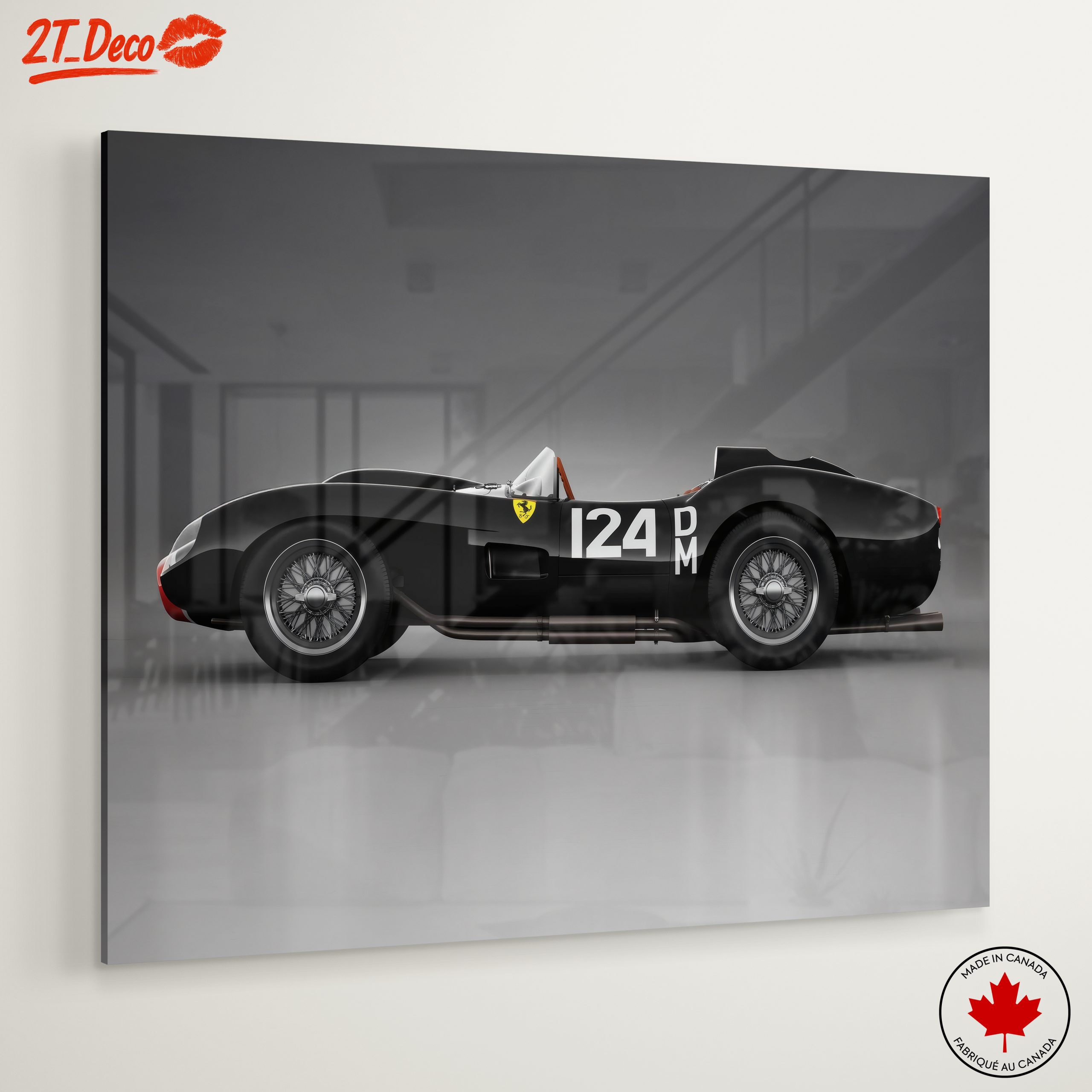 Classic Race Car in Black - Image 6