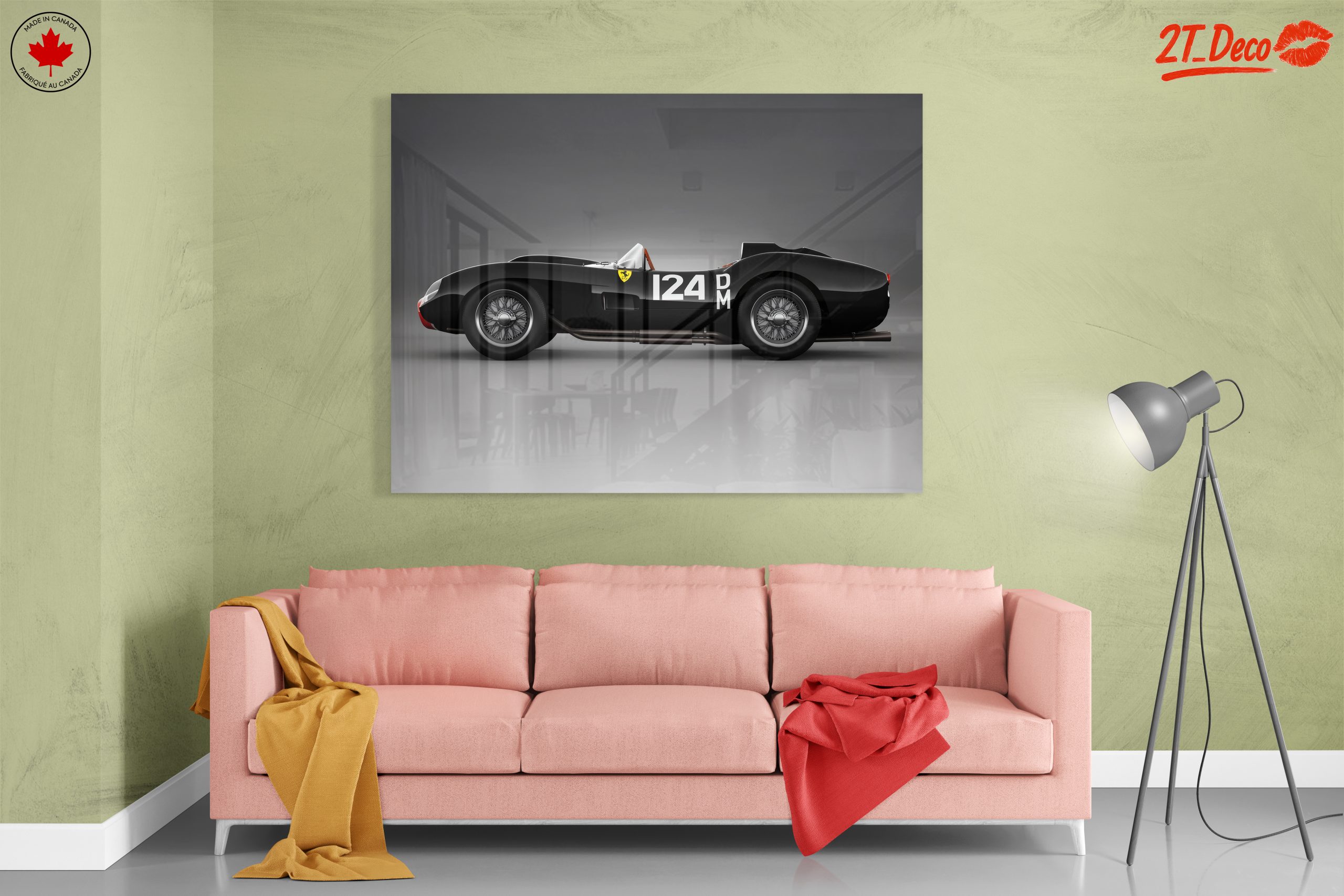 Classic Race Car in Black - Image 7