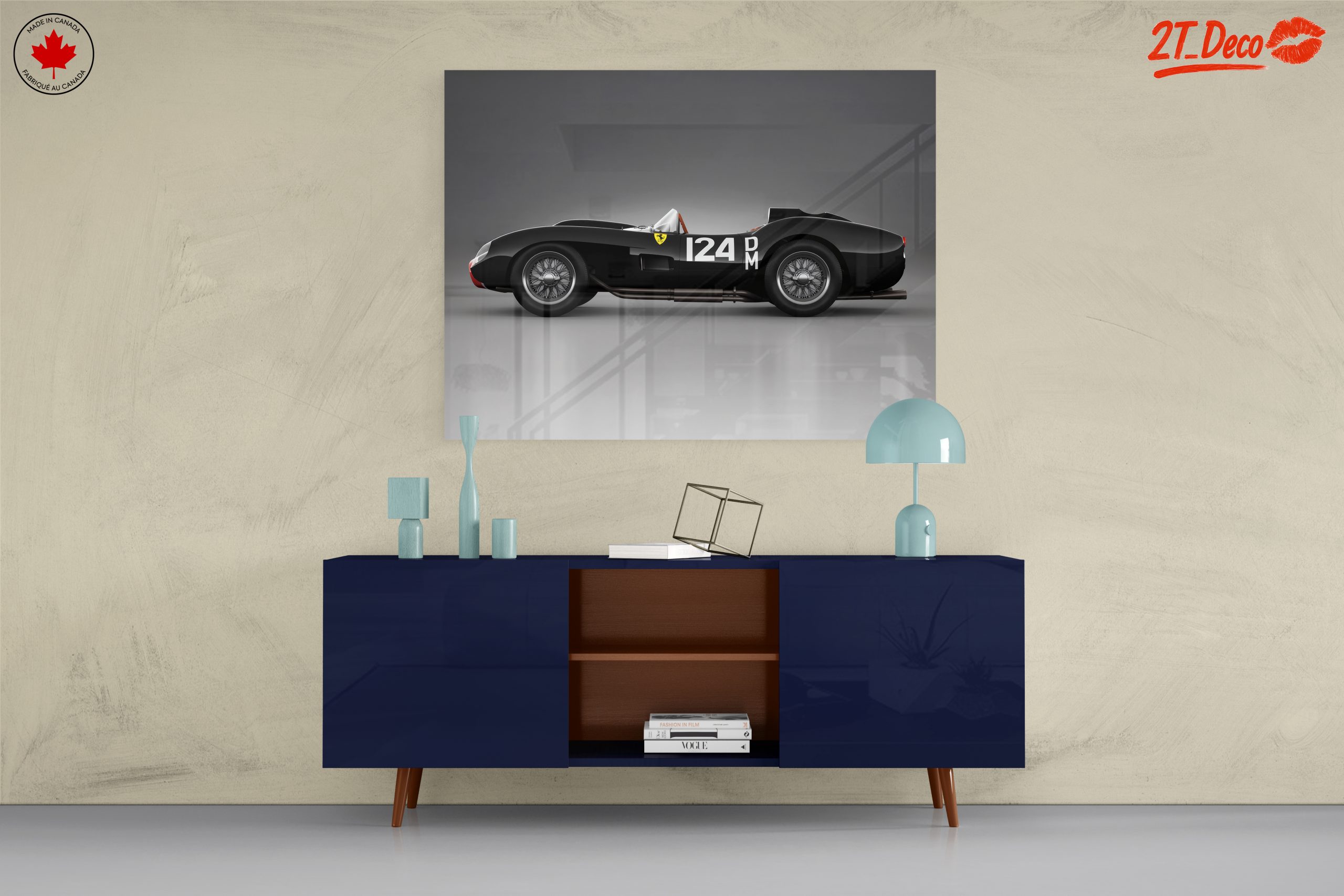 Classic Race Car in Black - Image 8