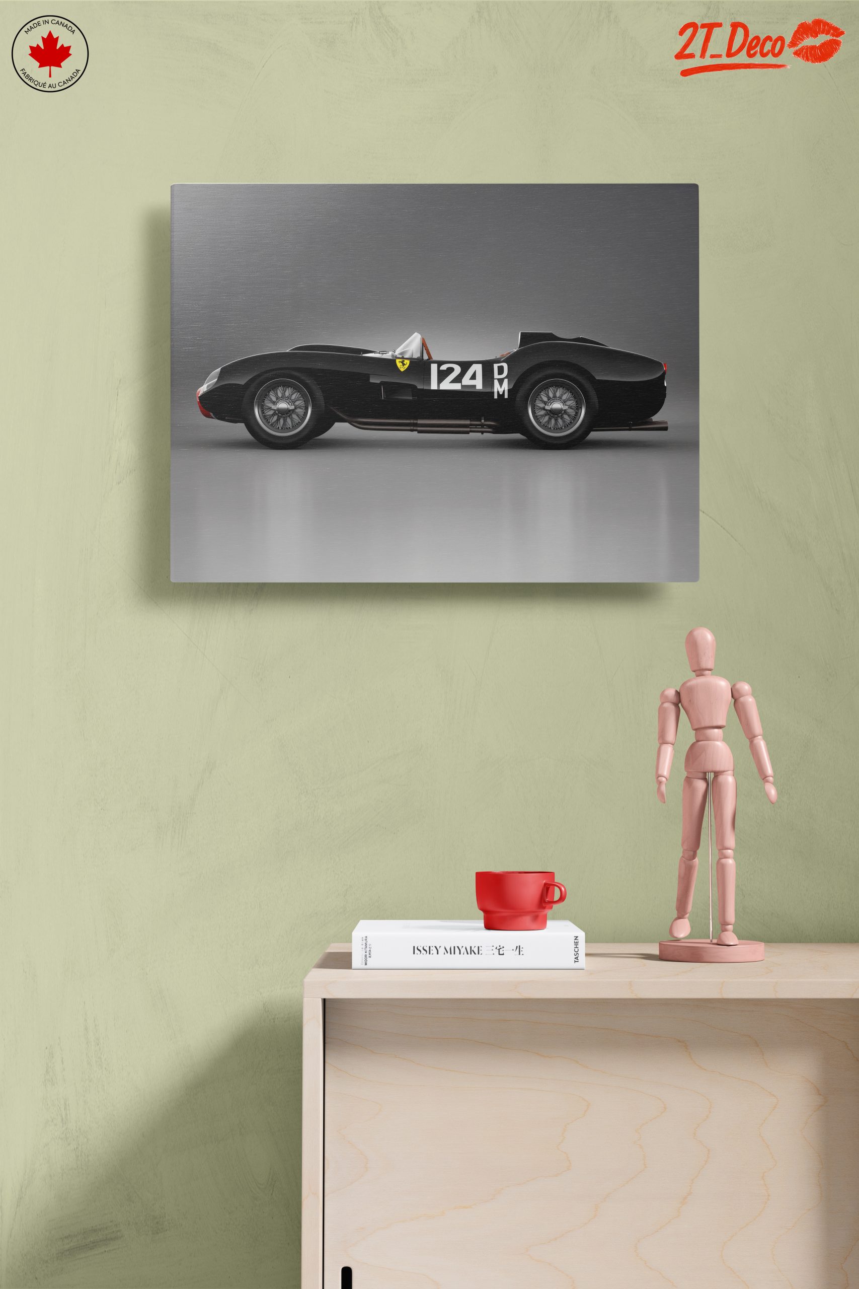 Classic Race Car in Black - Image 14