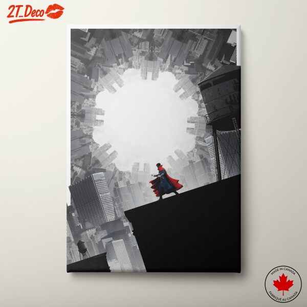 Doctor Strange Surrounded by Skyscrapers