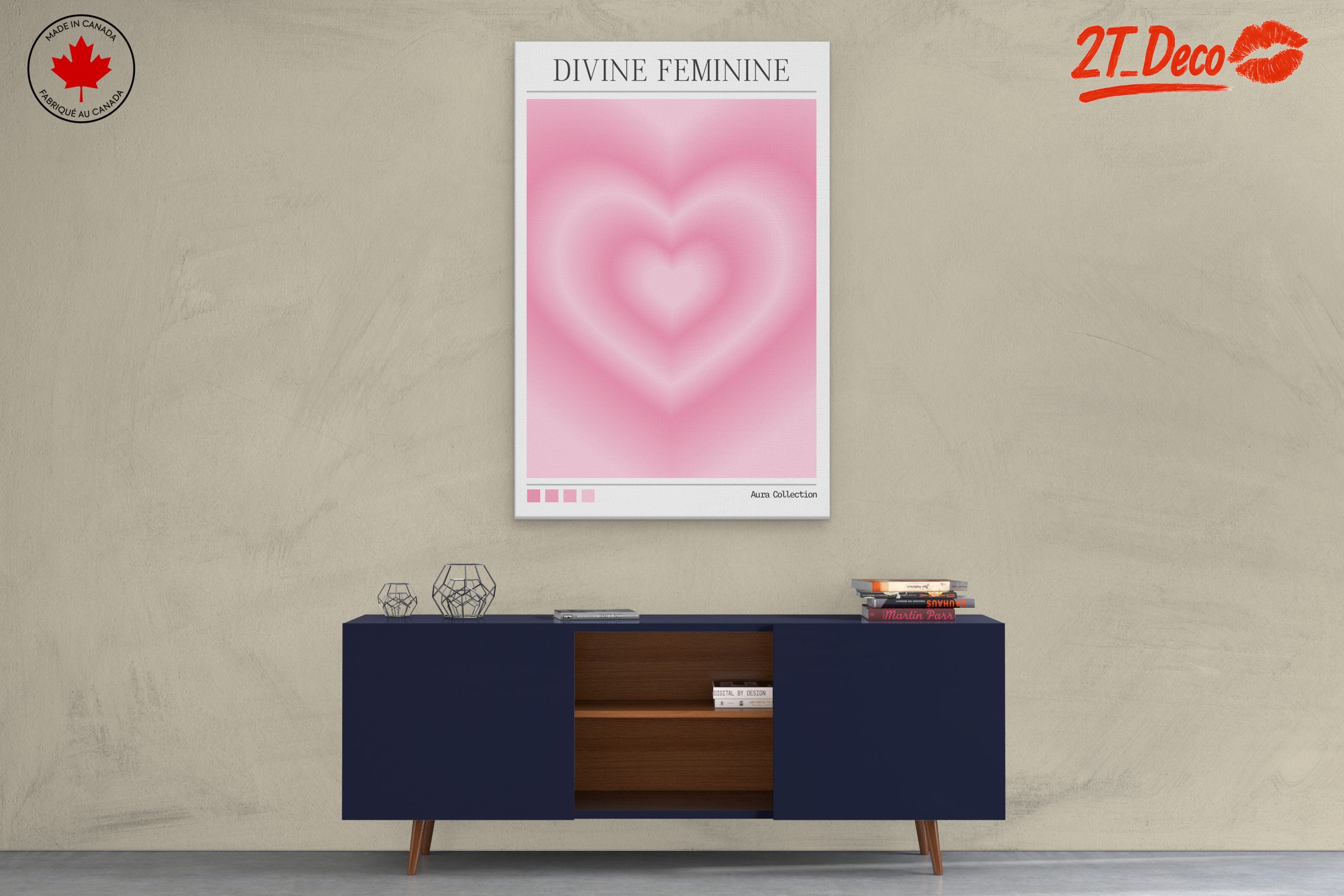 Divine Feminine Heart Aura Art - Image 3