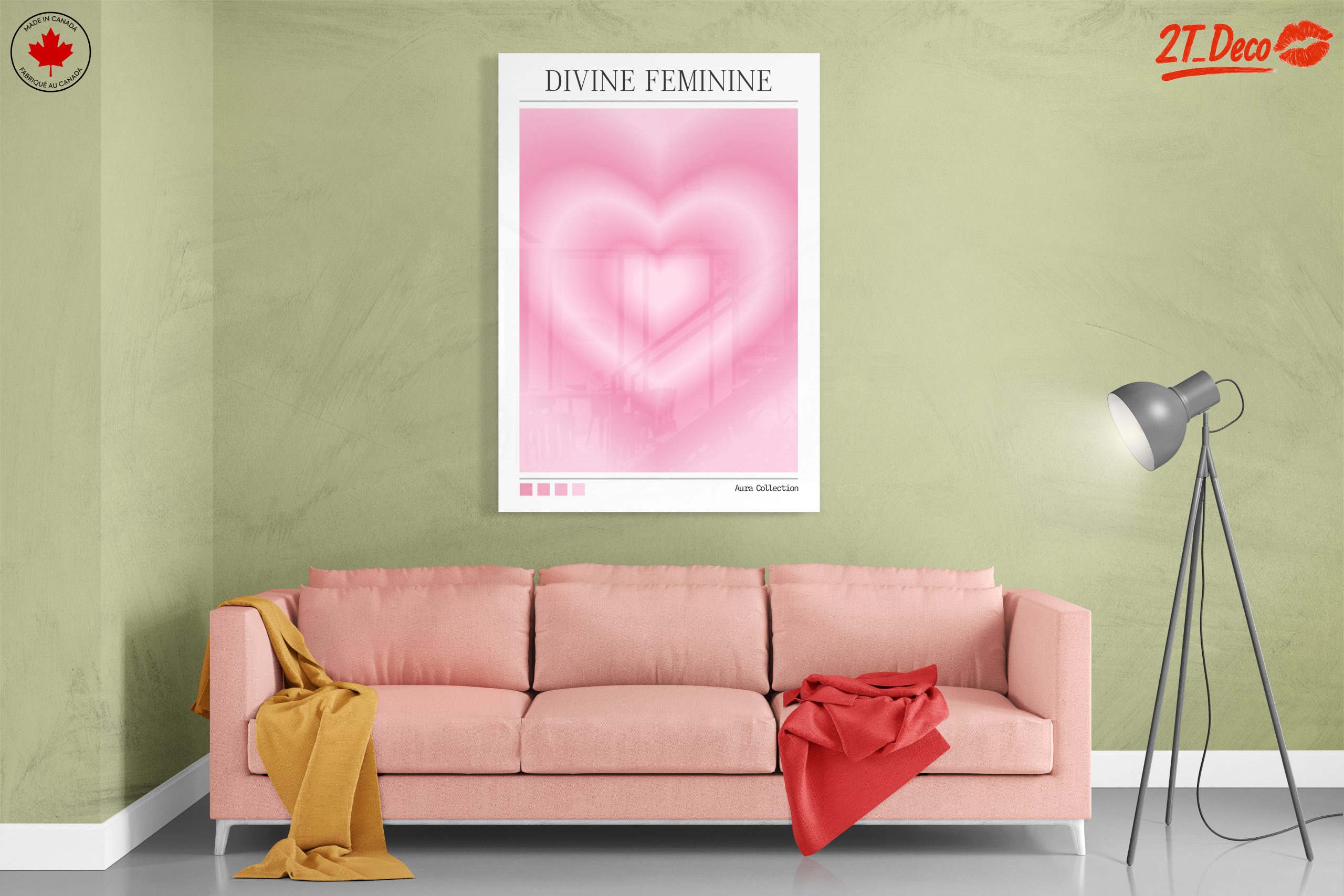 Divine Feminine Heart Aura Art - Image 7