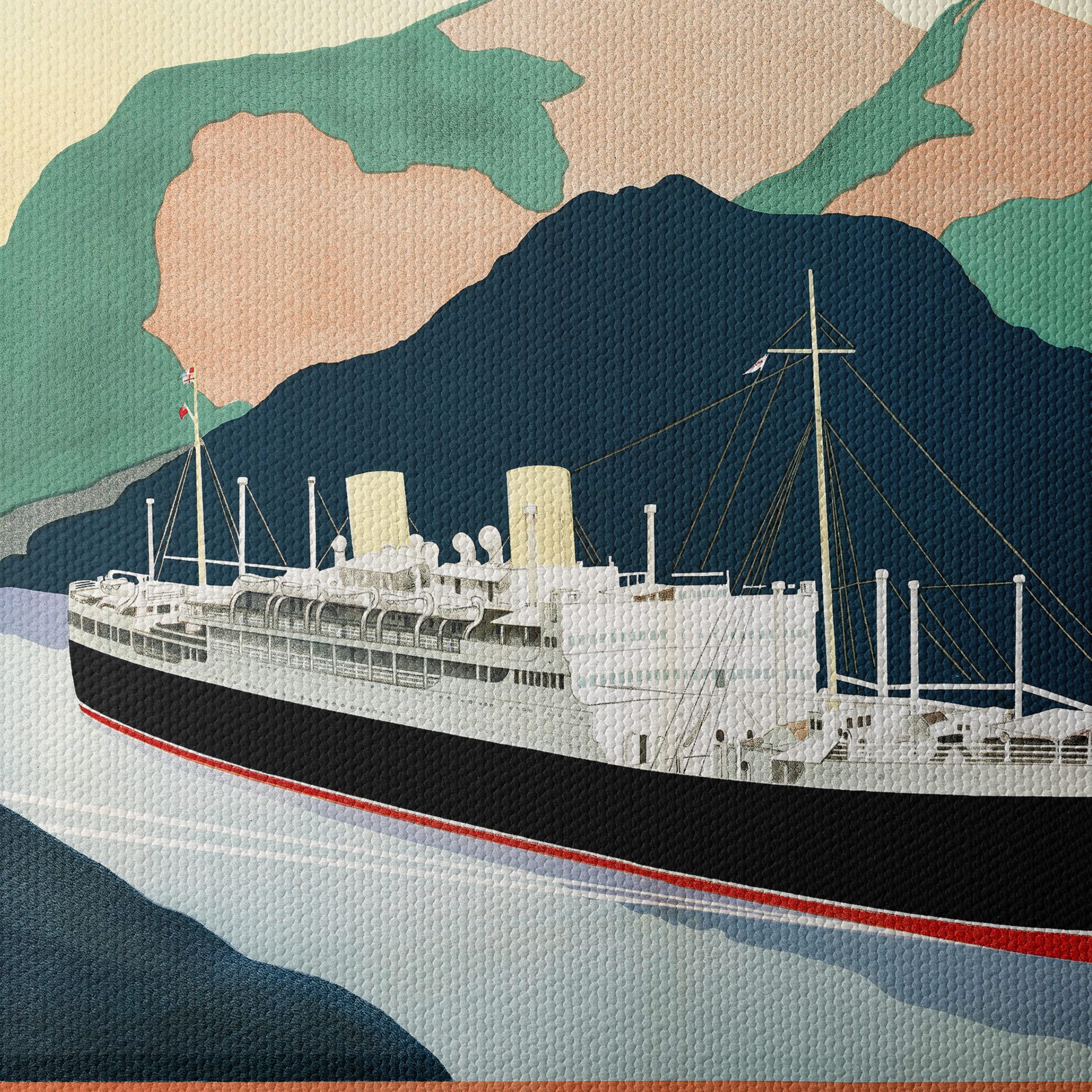 New Zealand Line Vintage Travel Poster - Image 4