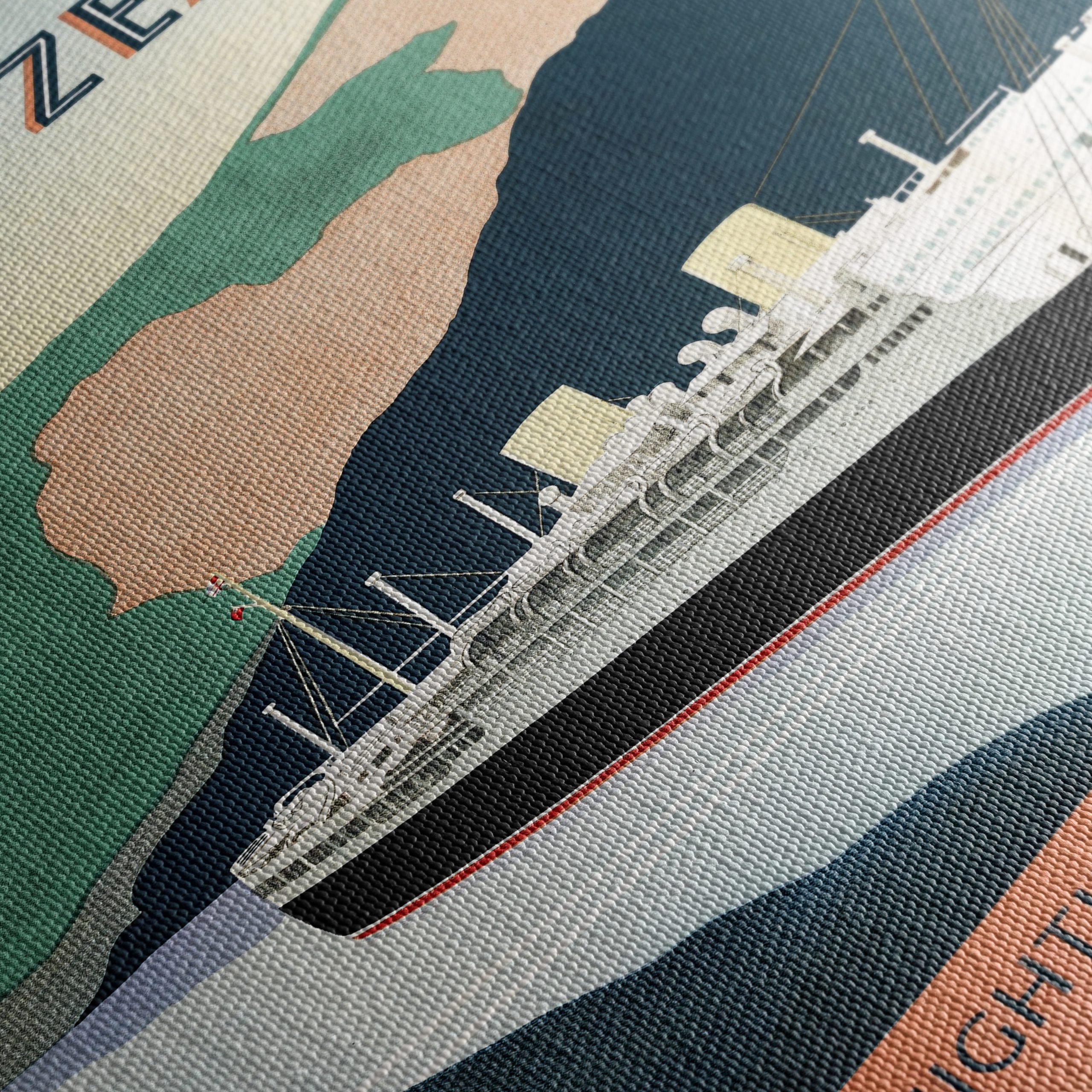 New Zealand Line Vintage Travel Poster - Image 5