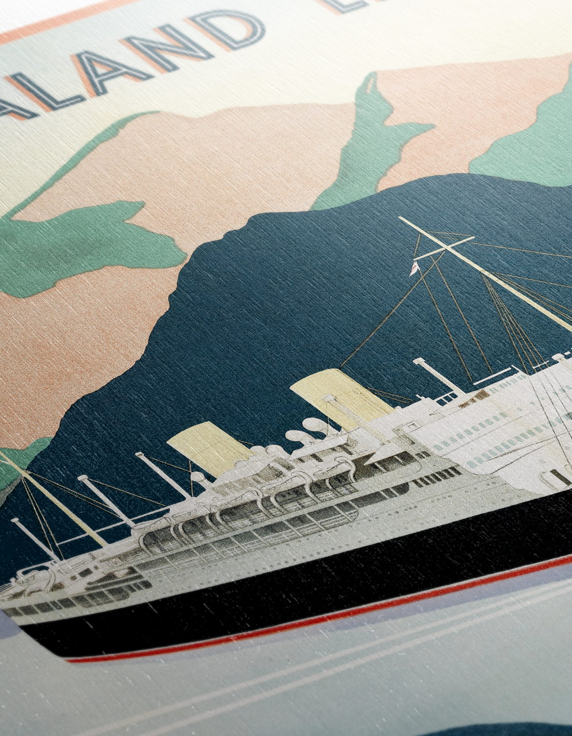 New Zealand Line Vintage Travel Poster - Image 12