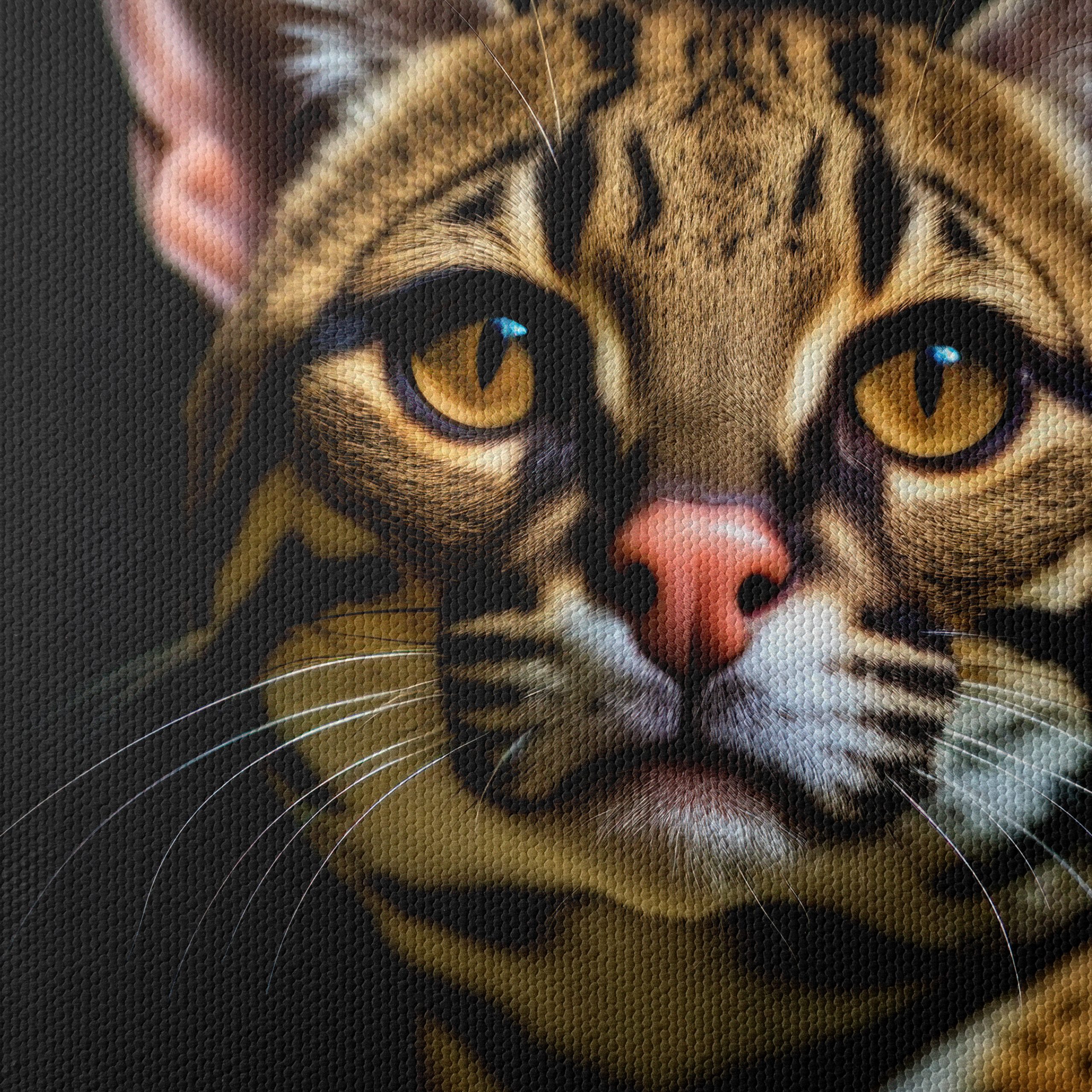 Majestic Feline Portrait with Exotic Patterns - Image 4