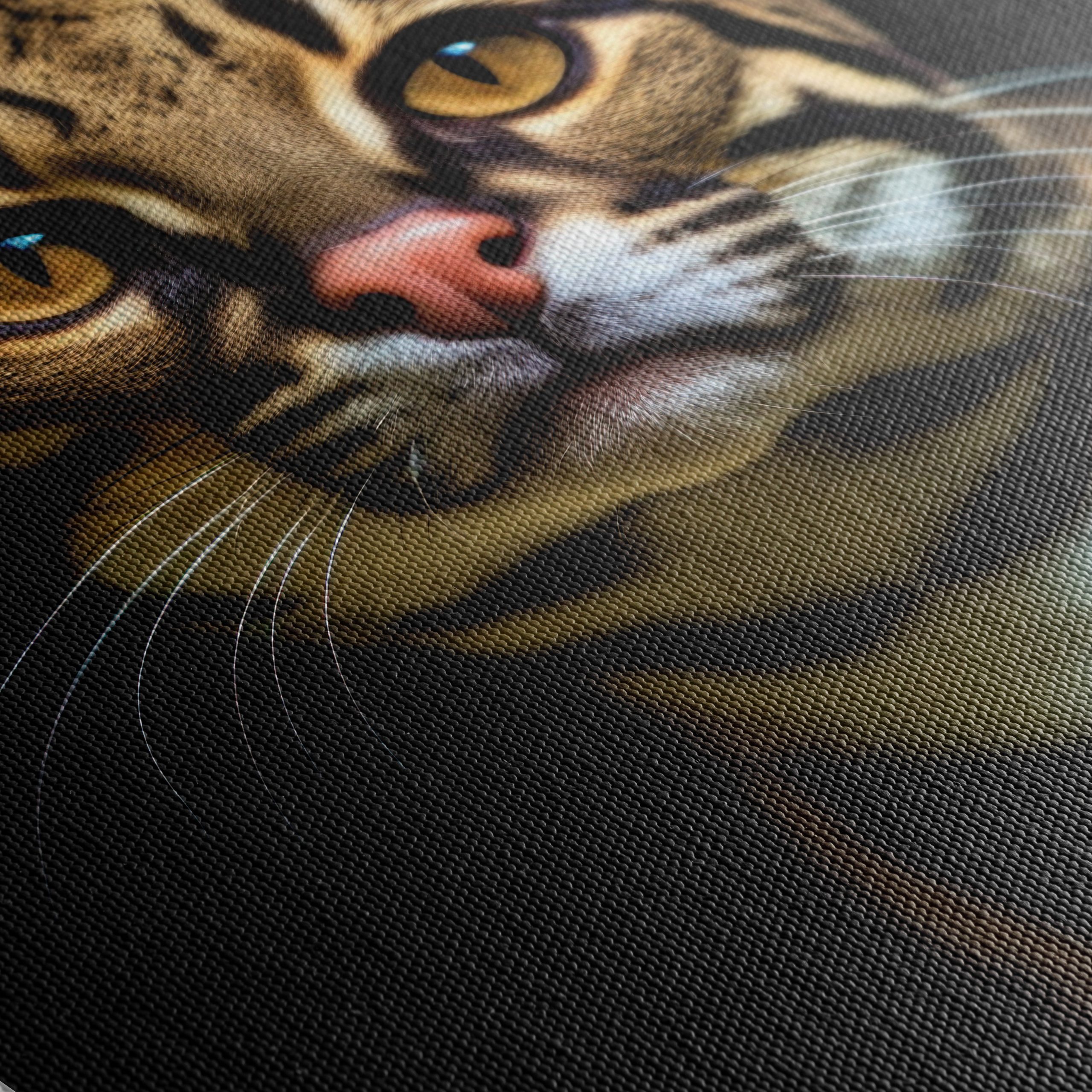 Majestic Feline Portrait with Exotic Patterns - Image 5