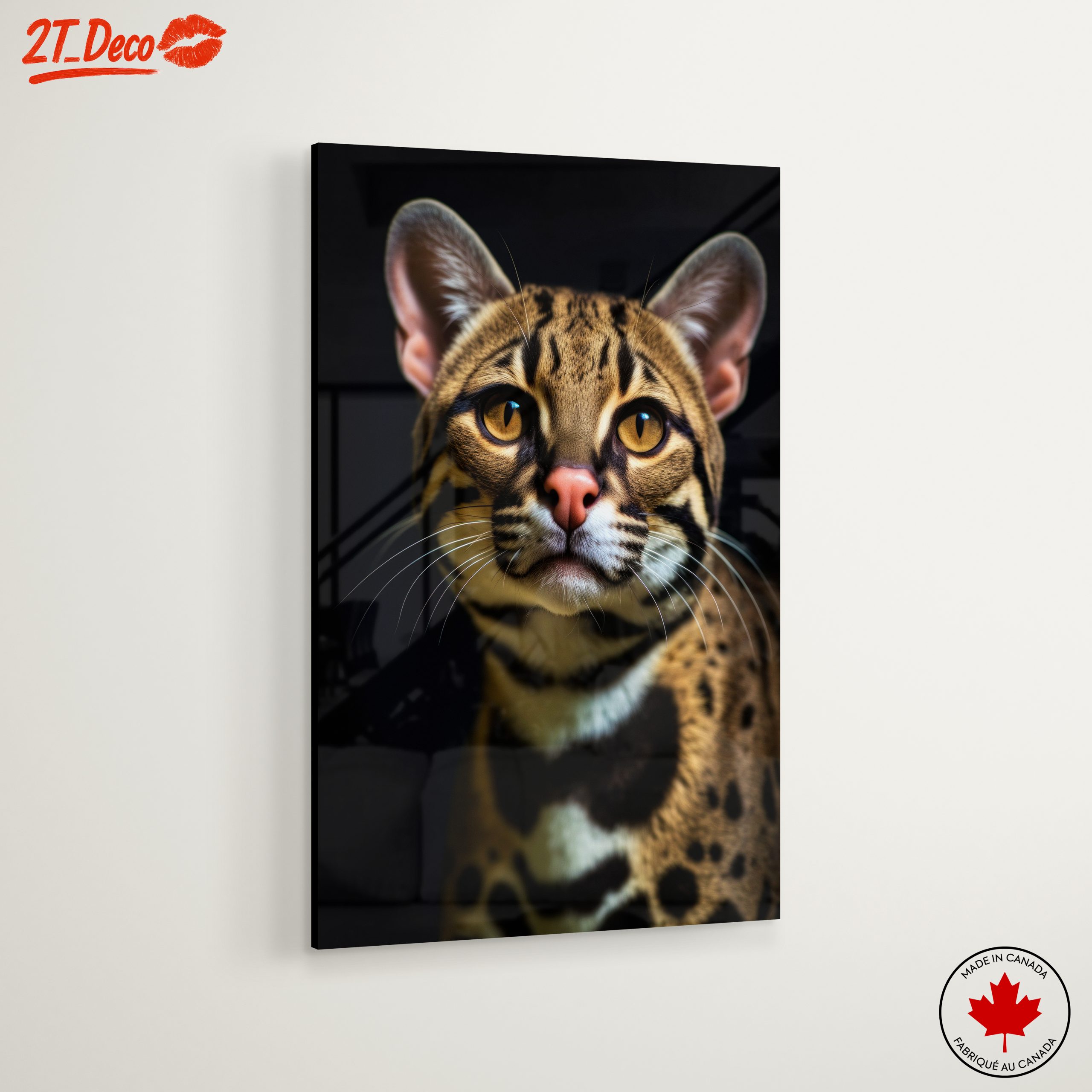 Majestic Feline Portrait with Exotic Patterns - Image 6