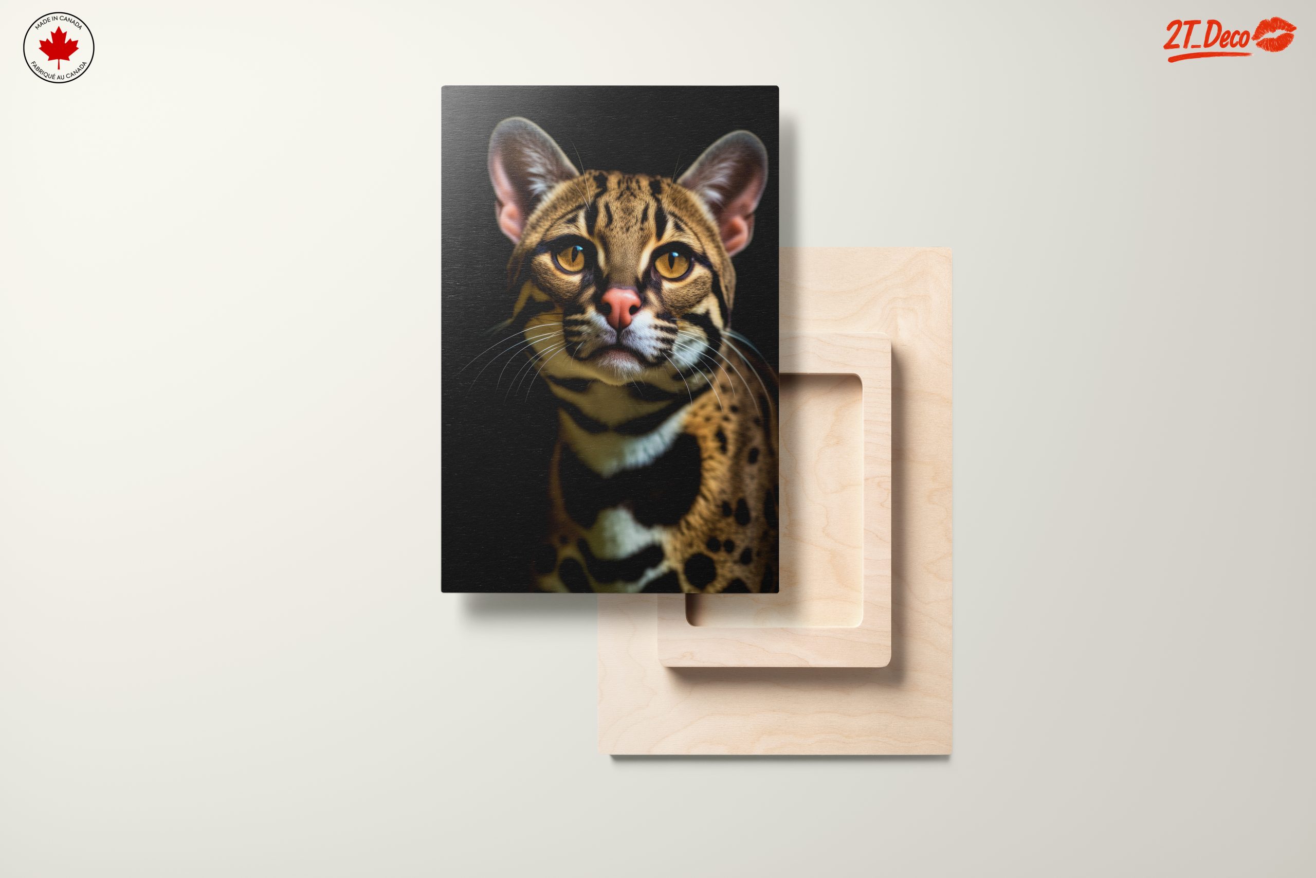 Majestic Feline Portrait with Exotic Patterns - Image 11