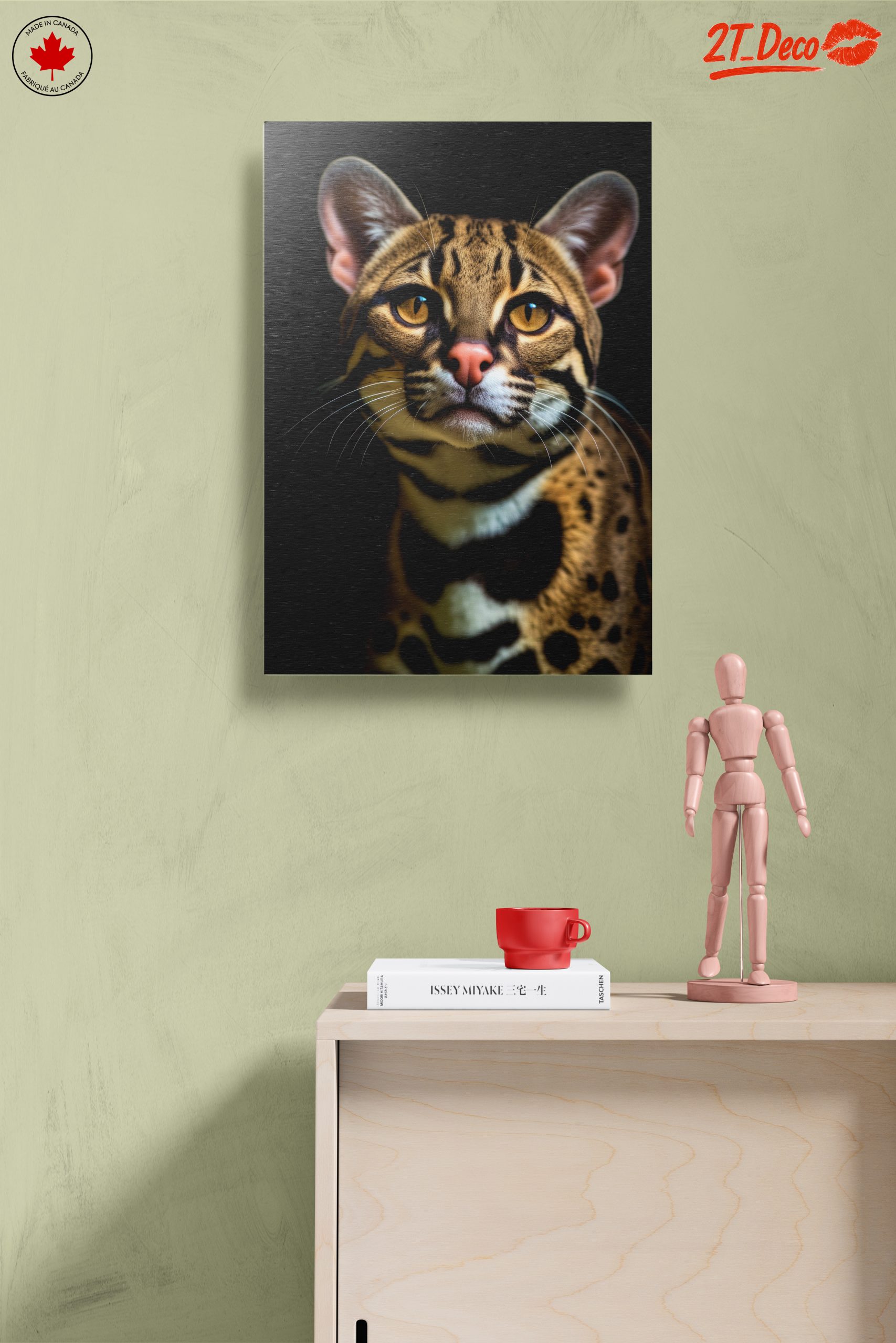 Majestic Feline Portrait with Exotic Patterns - Image 14