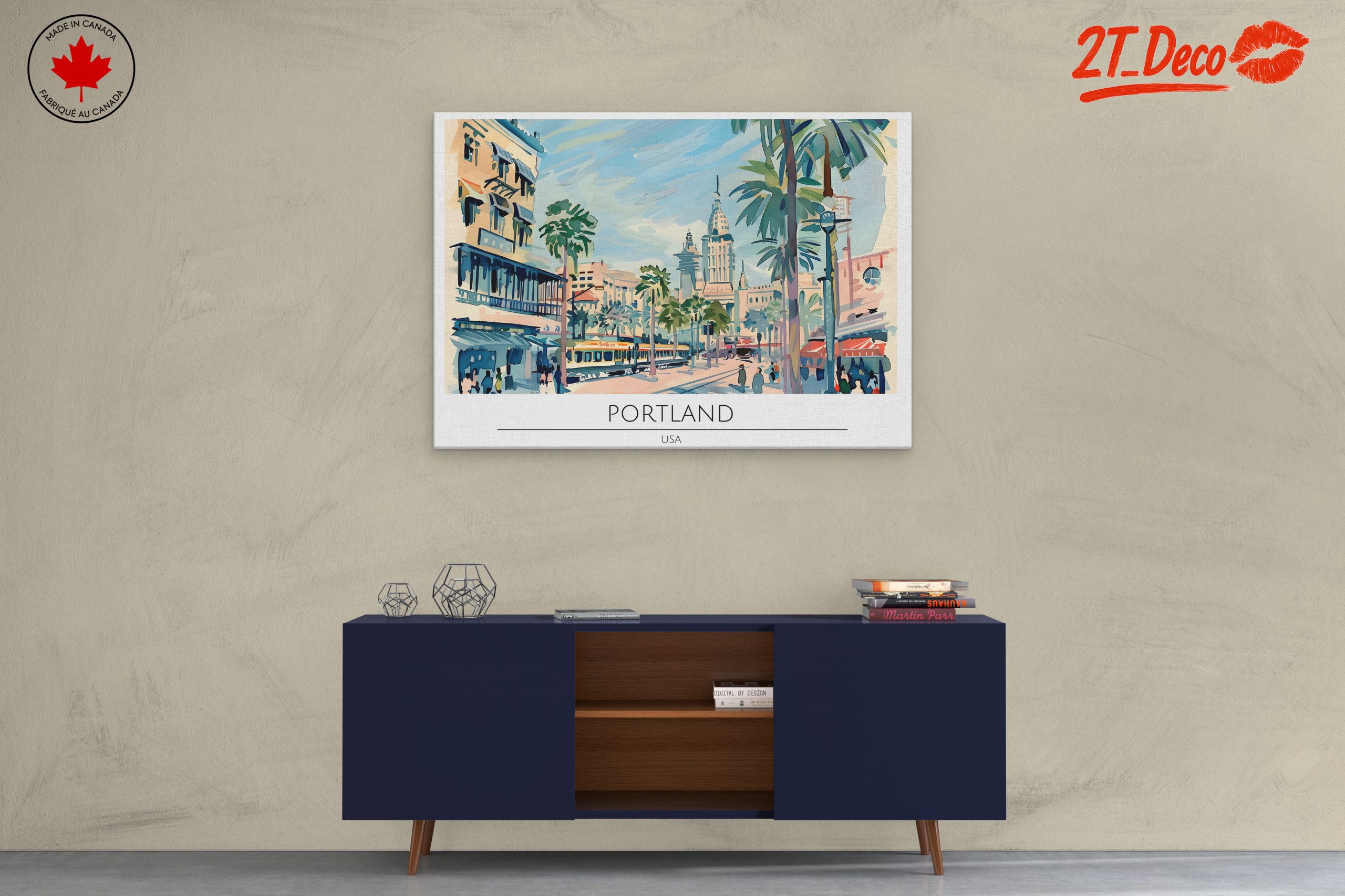 Portland Cityscape with Classic Architecture - Image 3