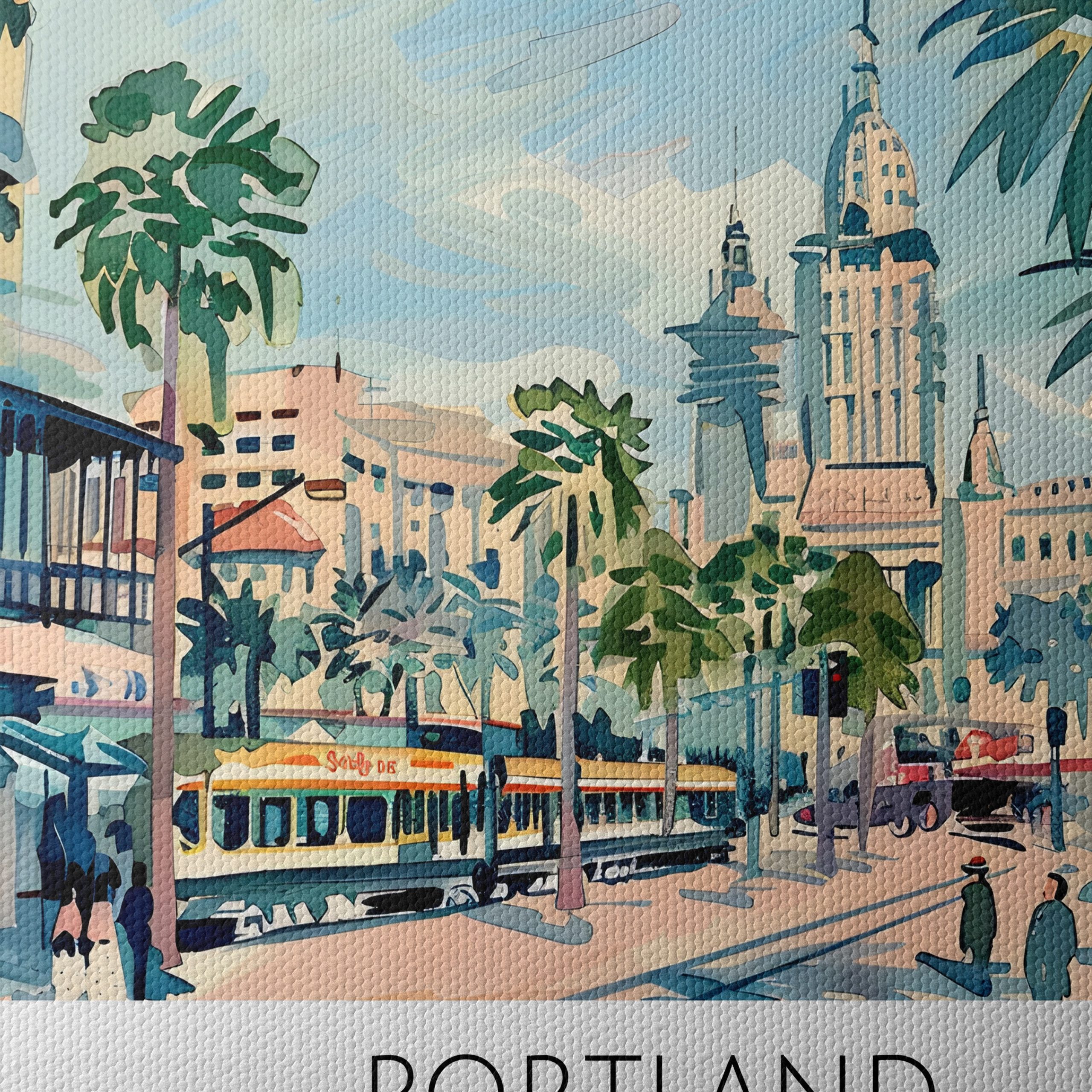Portland Cityscape with Classic Architecture - Image 4