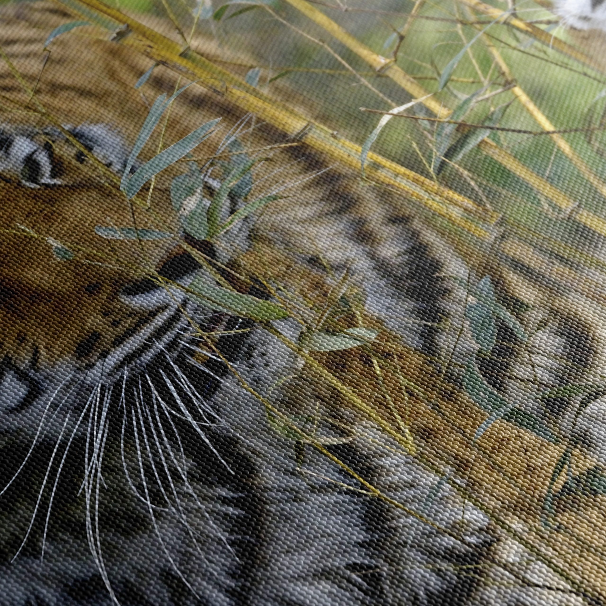 Pair of Tigers Among Bamboo - Image 5