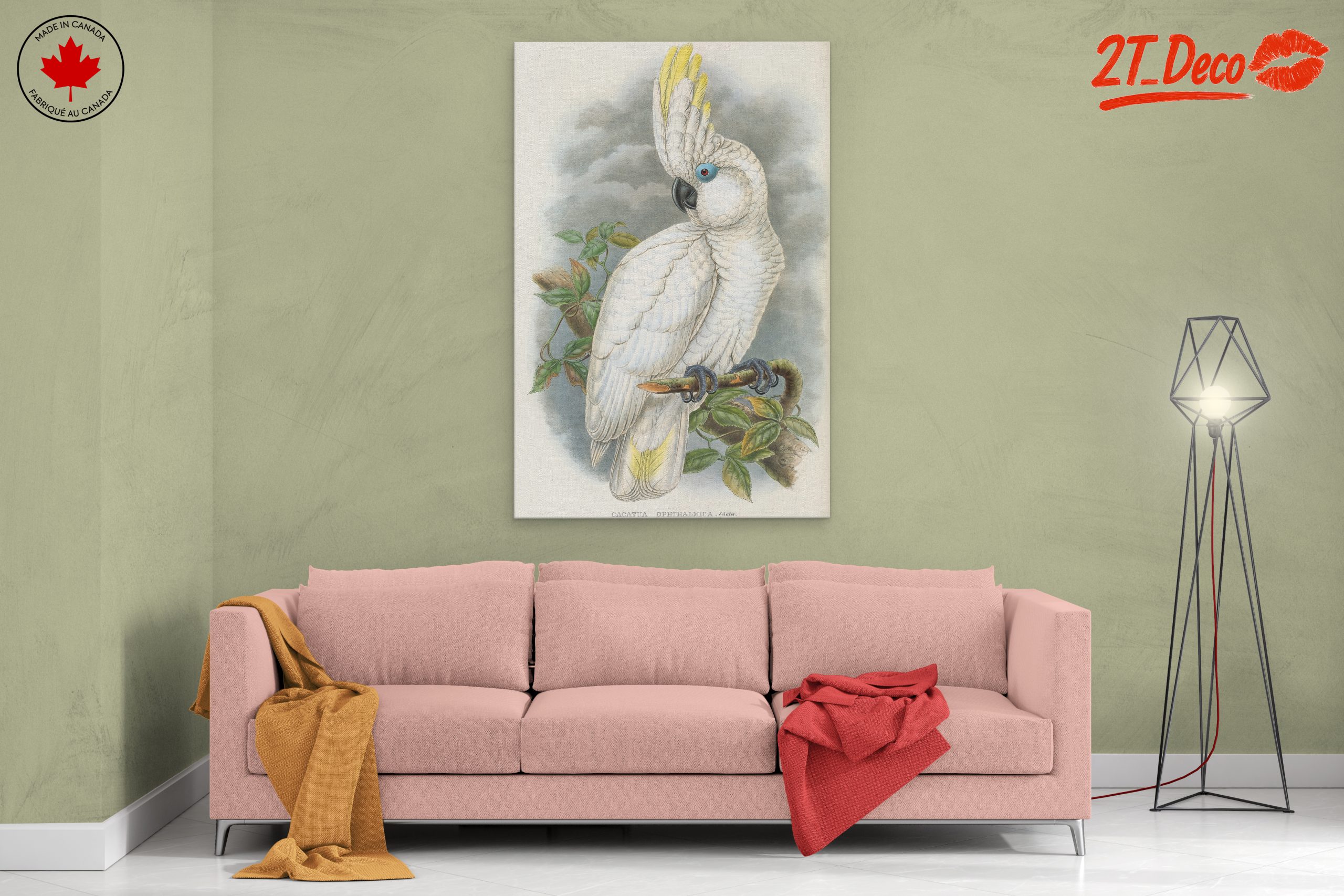 Elegant Cockatoo Bird Art - Image 2
