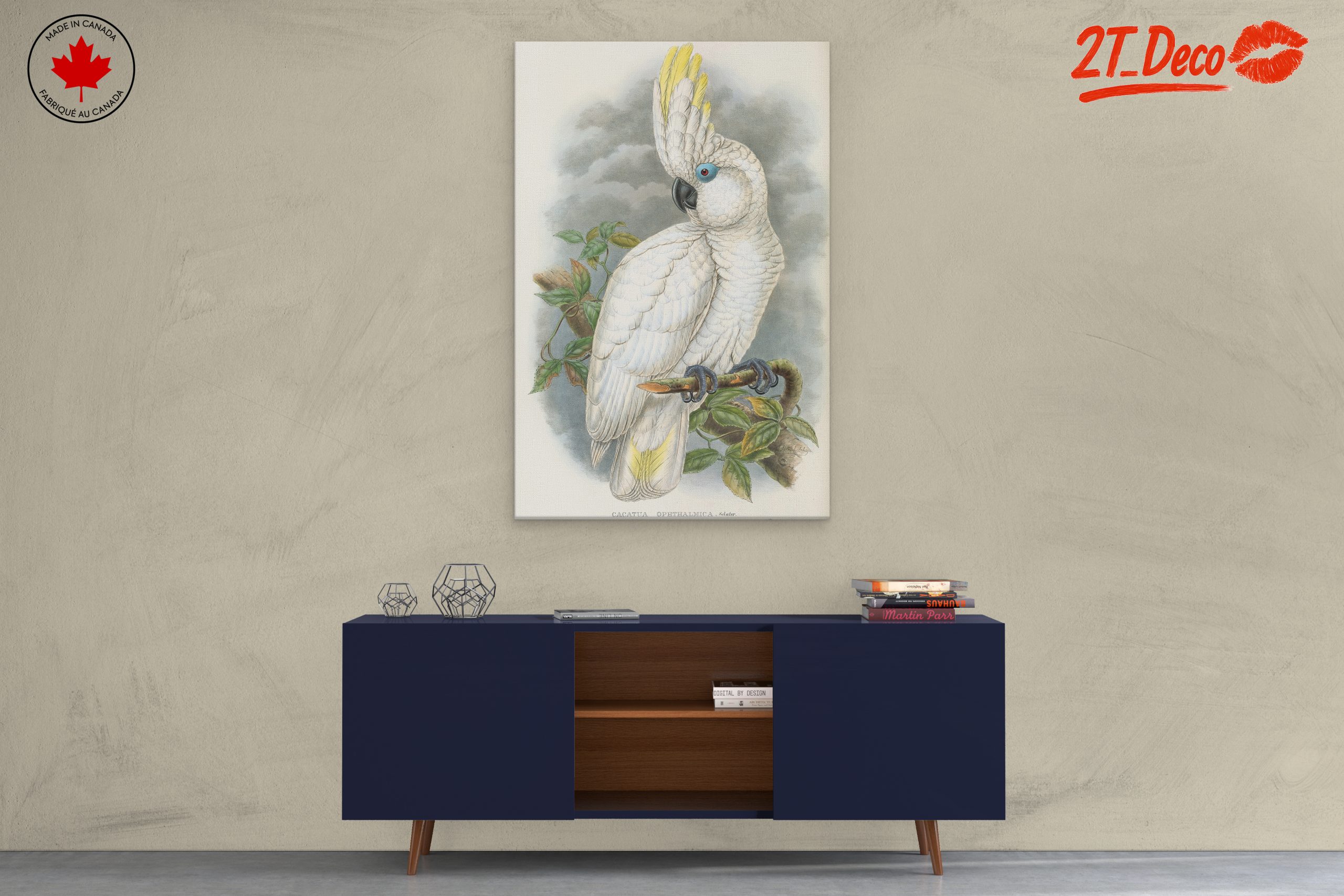 Elegant Cockatoo Bird Art - Image 3