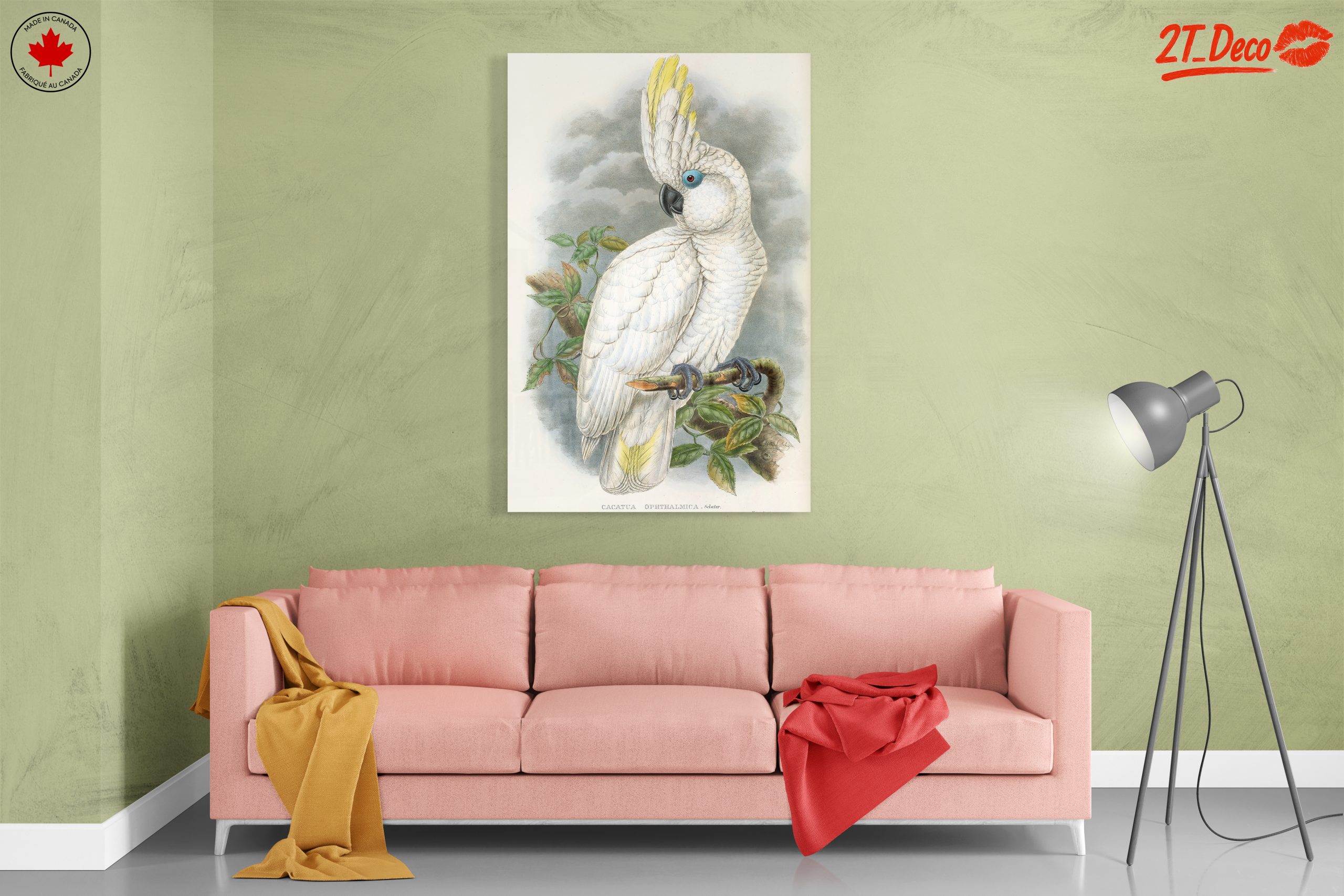 Elegant Cockatoo Bird Art - Image 7