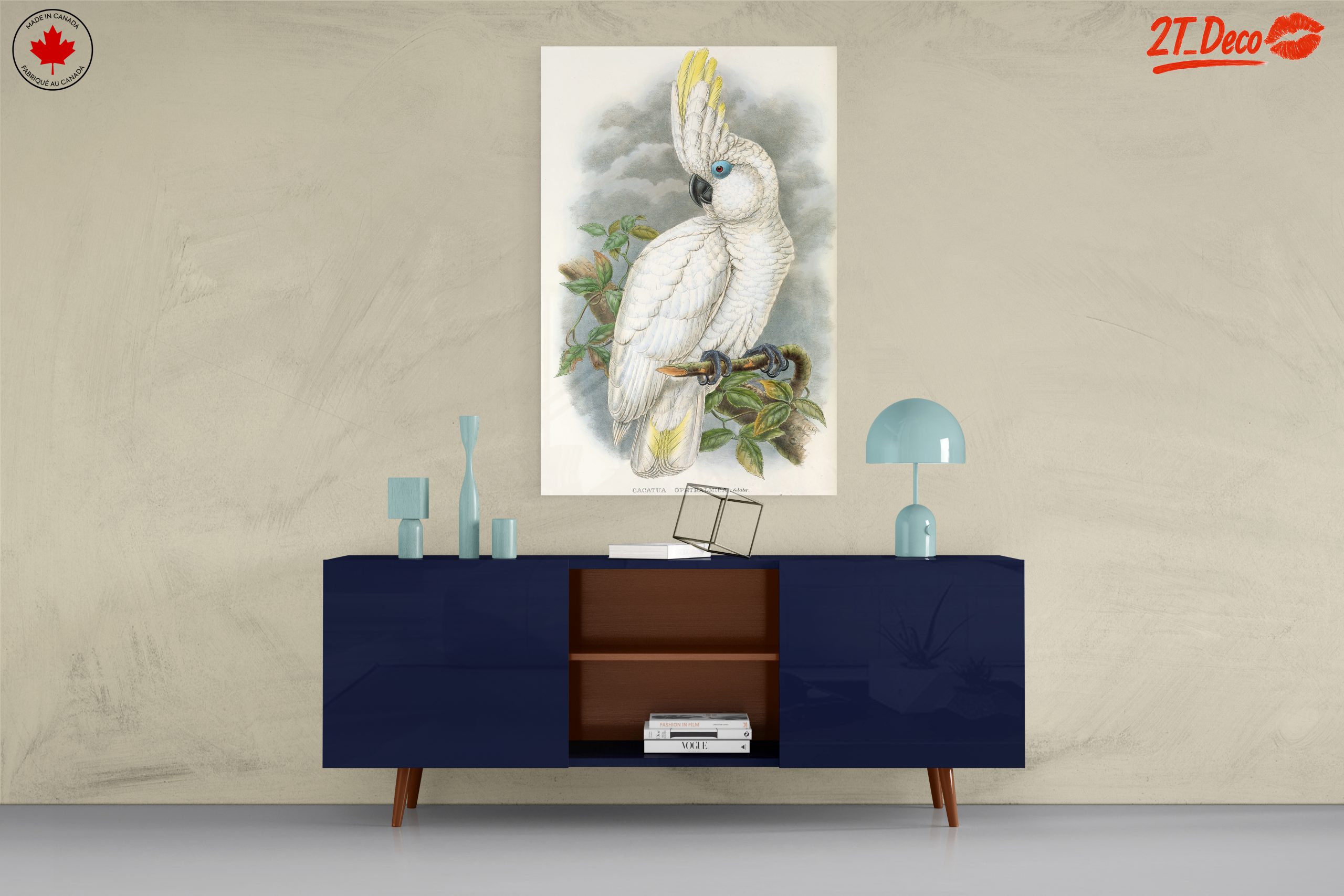 Elegant Cockatoo Bird Art - Image 8
