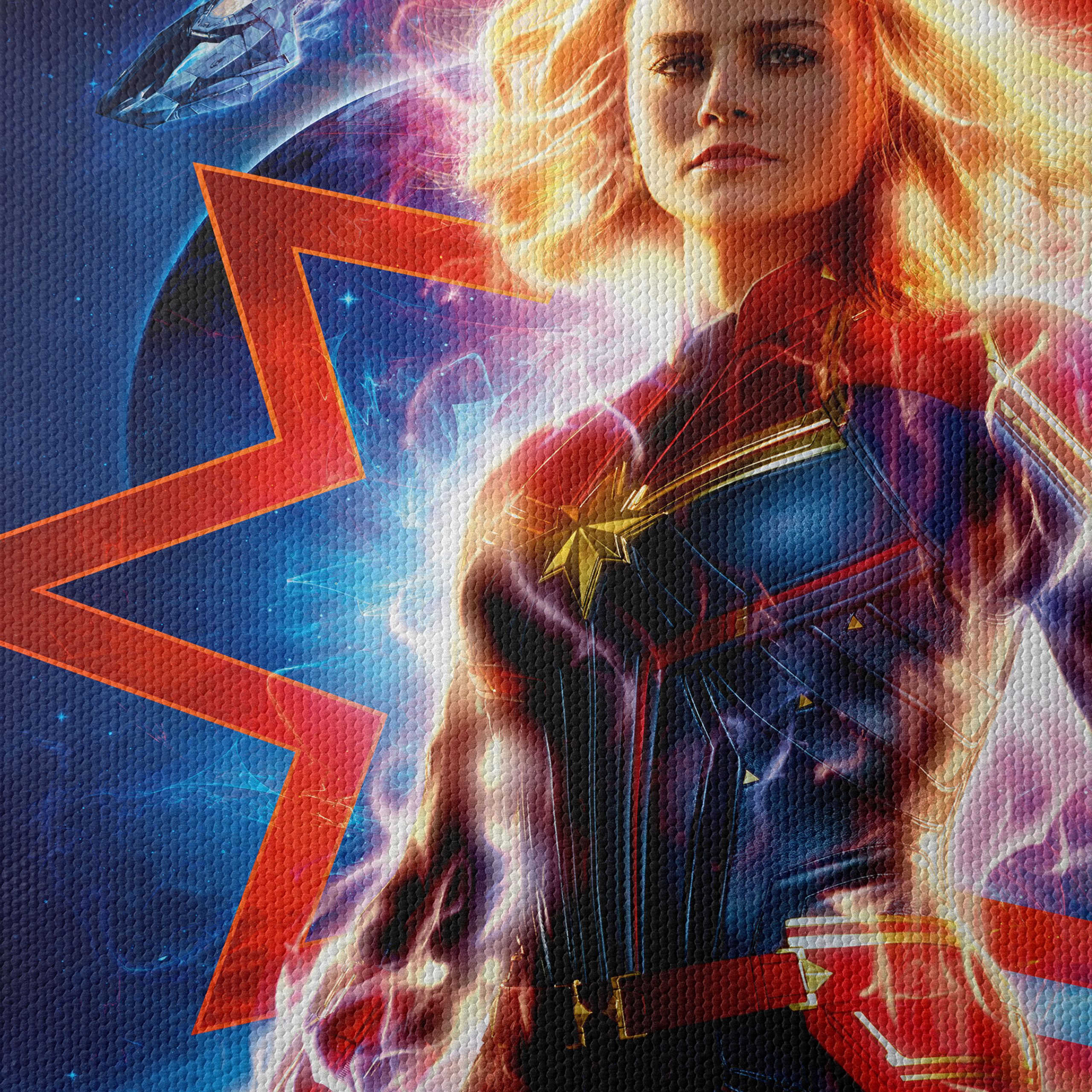 Captain Marvel Artwork Featuring Marvel Hero - Image 4