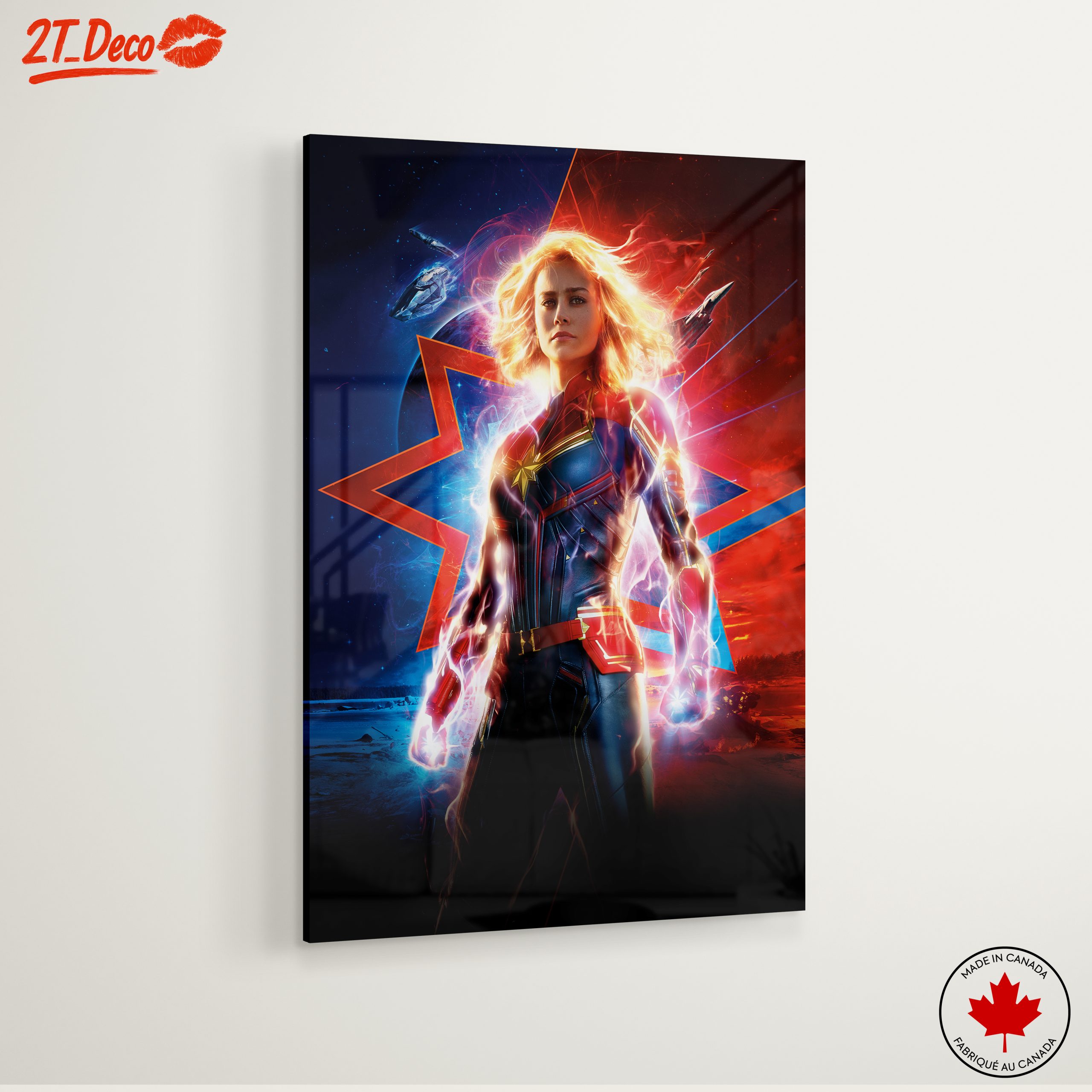 Captain Marvel Artwork Featuring Marvel Hero - Image 6
